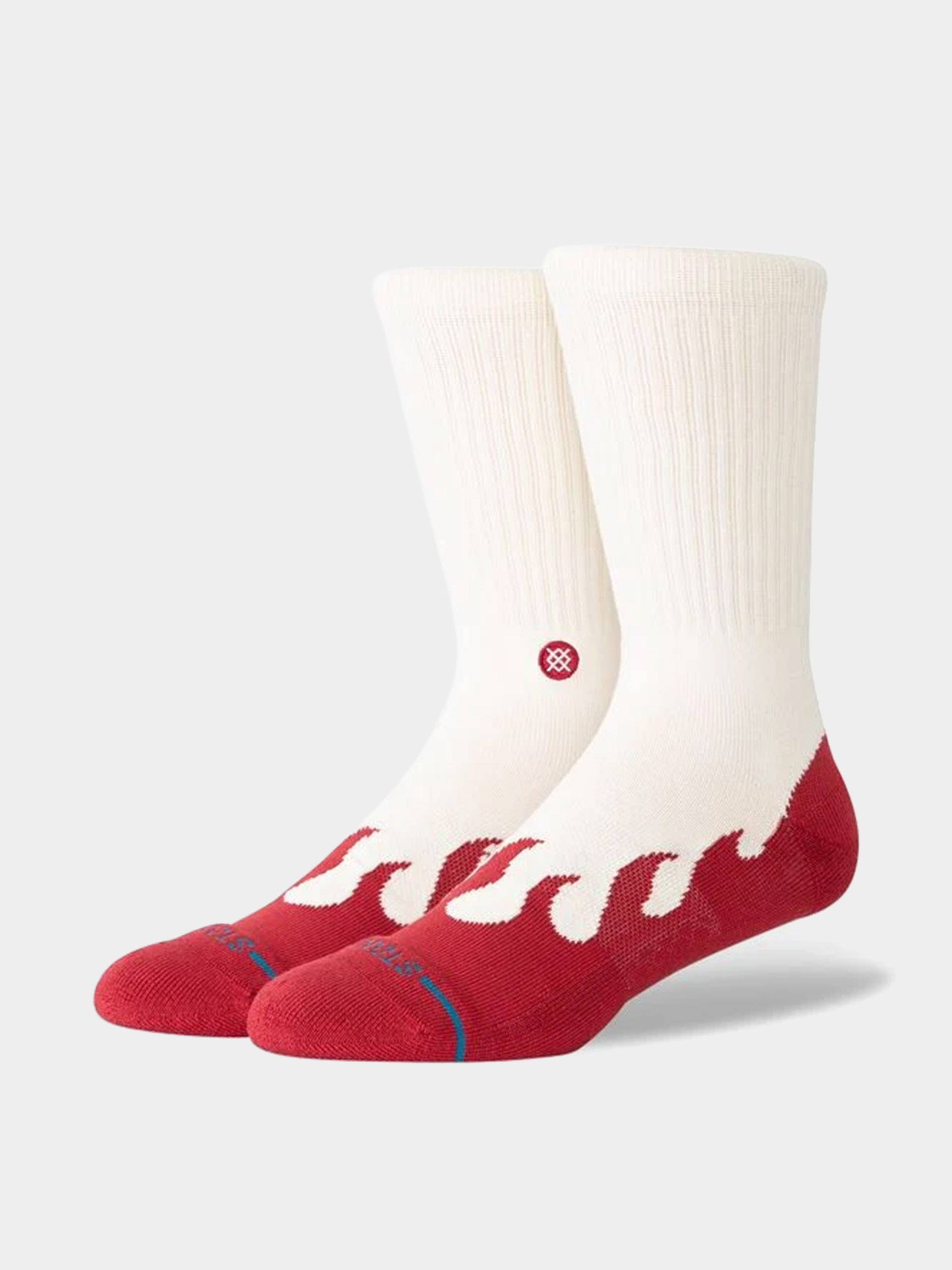 Zokni Stance Heating Up Crew (red)