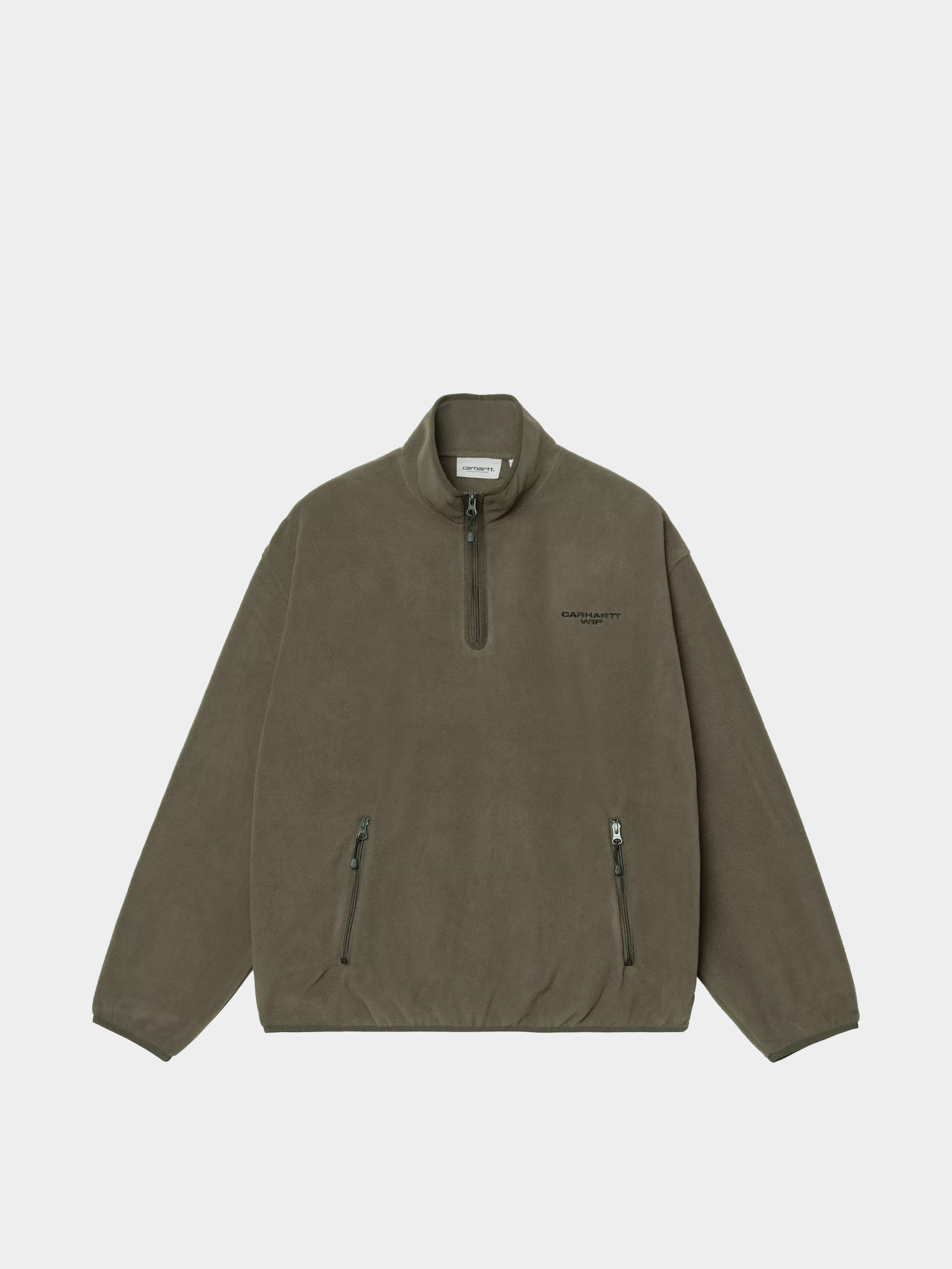 Férfi Polár pulóver Carhartt WIP Edmore Half Zip (cypress/black)