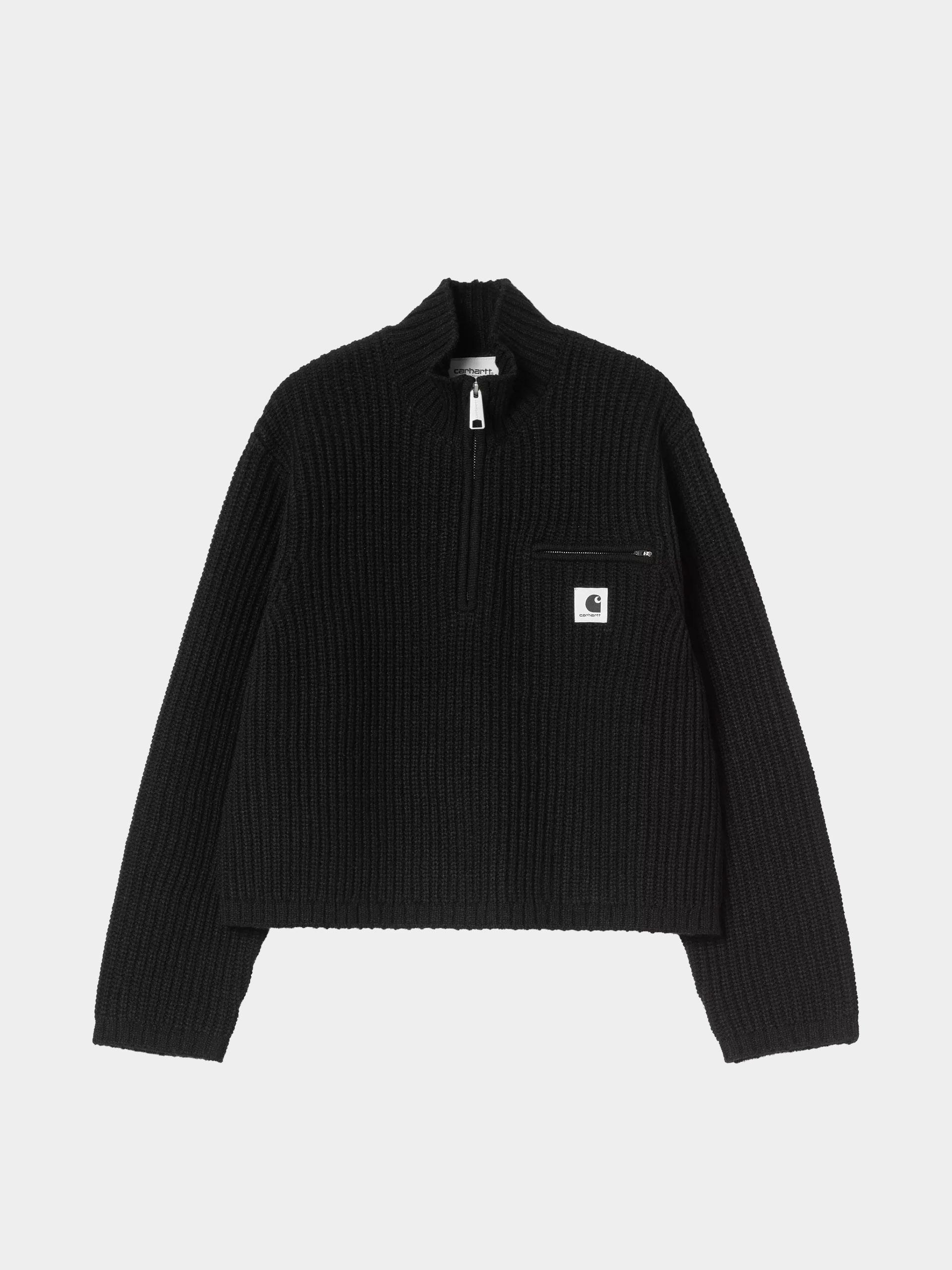 Pulu00f3ver Carhartt WIP Detroit Half Zip Wmn (black)
