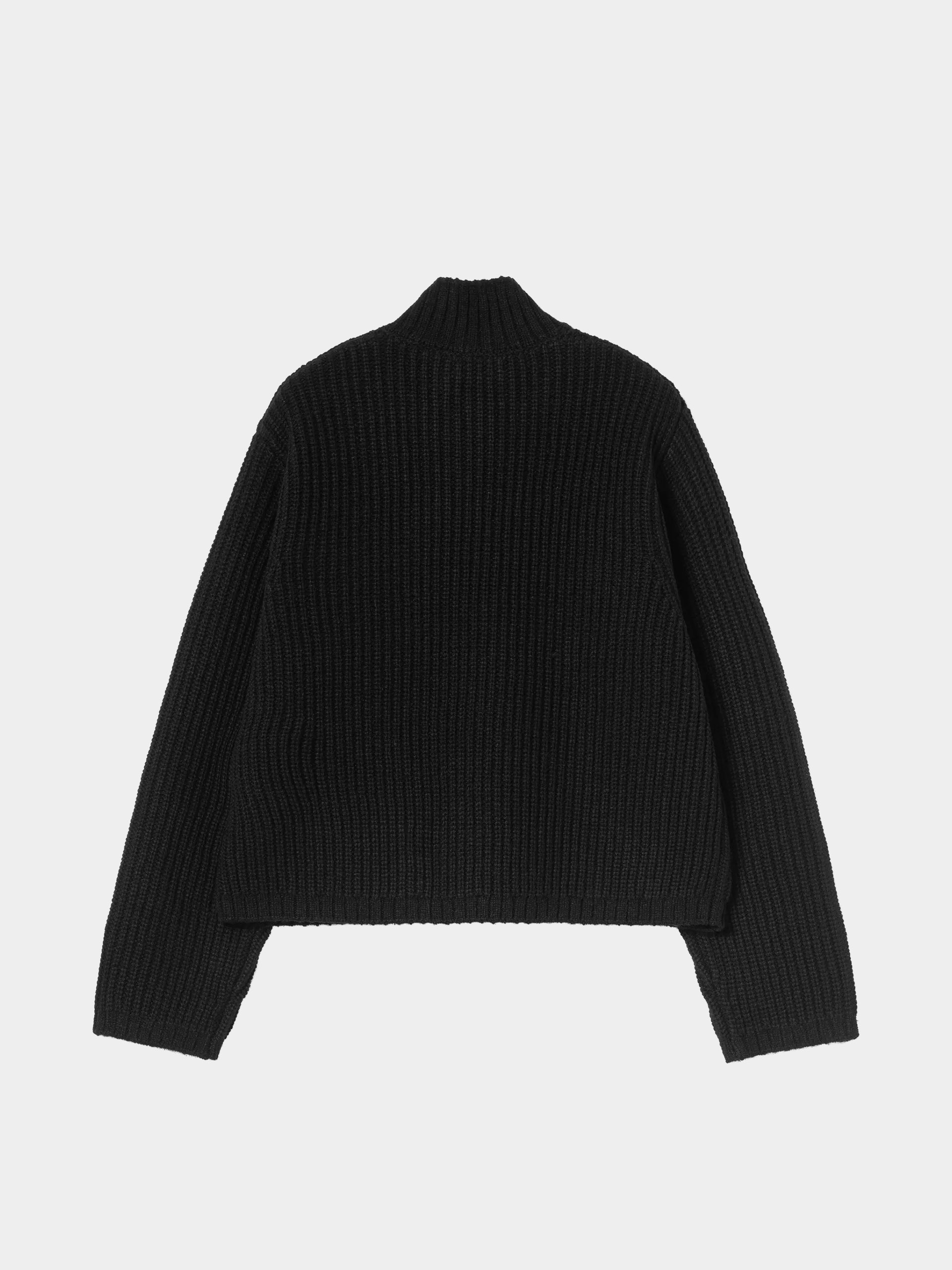 Pulóver Carhartt WIP Detroit Half Zip Wmn (black)