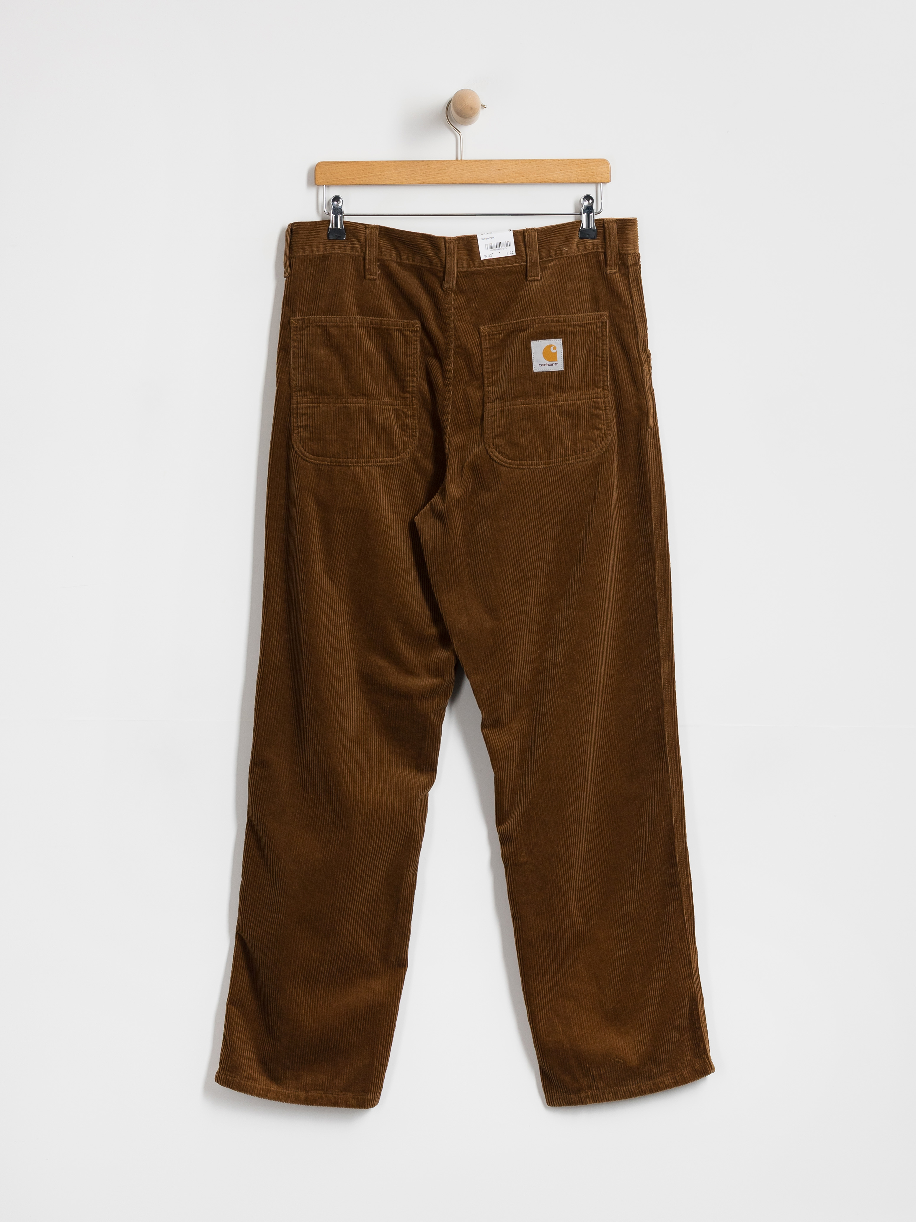 Kisnadrág Carhartt WIP Simple (wip h brown/rinsed)