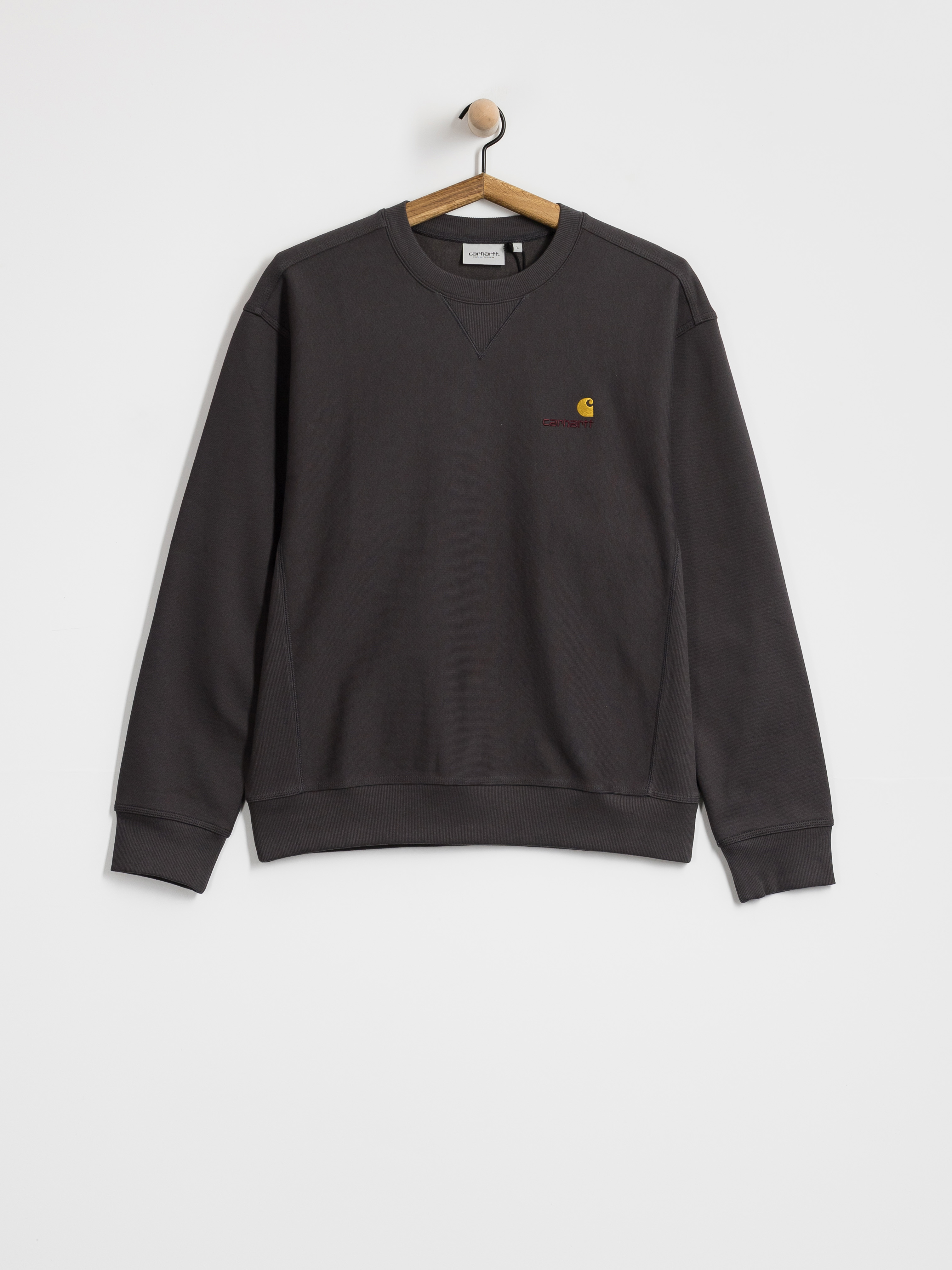Pulu00f3ver Carhartt WIP American Script (graphite)