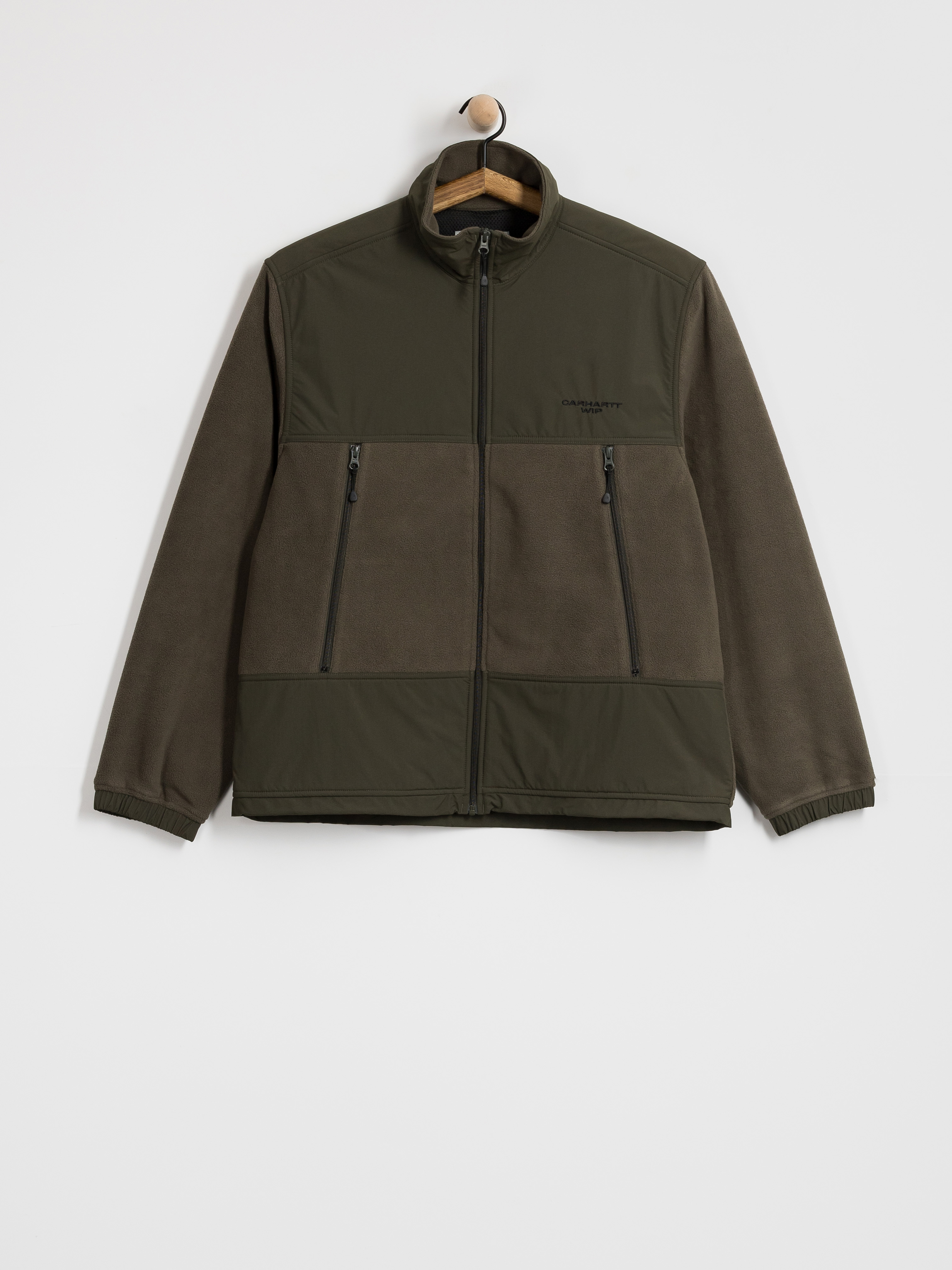 Polár pulóver Carhartt WIP Edmore (cypress/black)