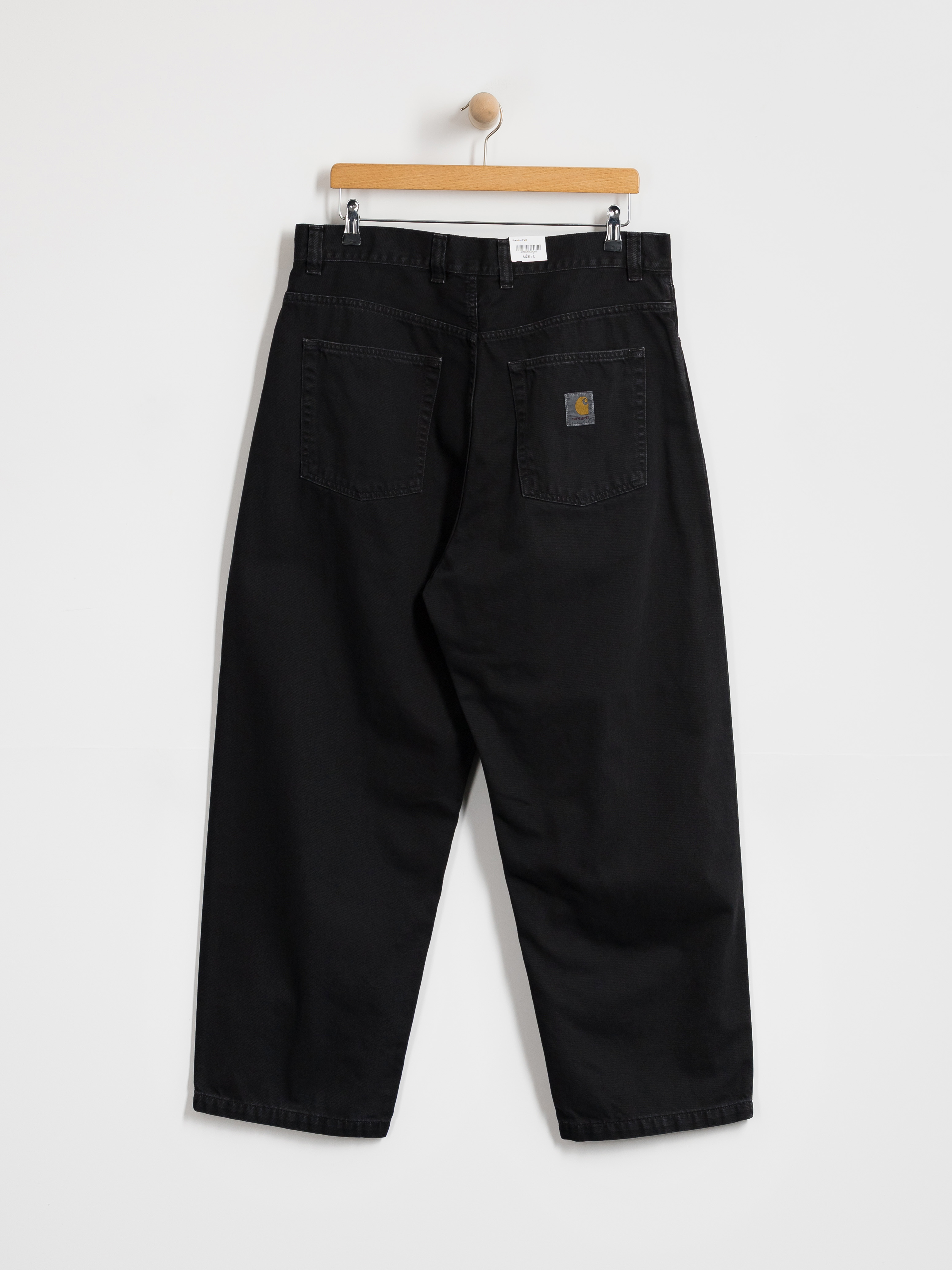 Kisnadrág Carhartt WIP Brandon (soot/stone dyed)