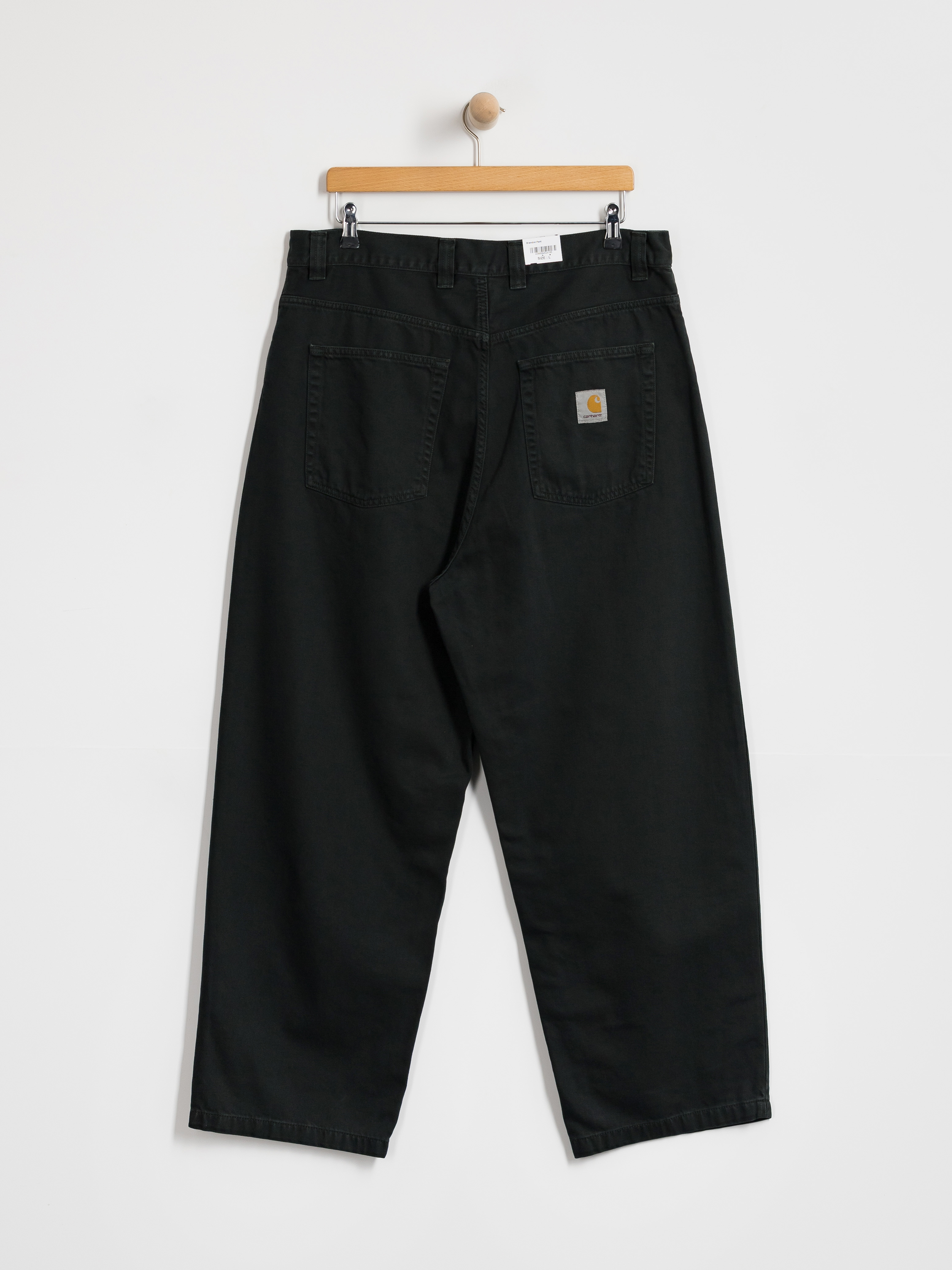 Kisnadrág Carhartt WIP Brandon (raven/stone dyed)
