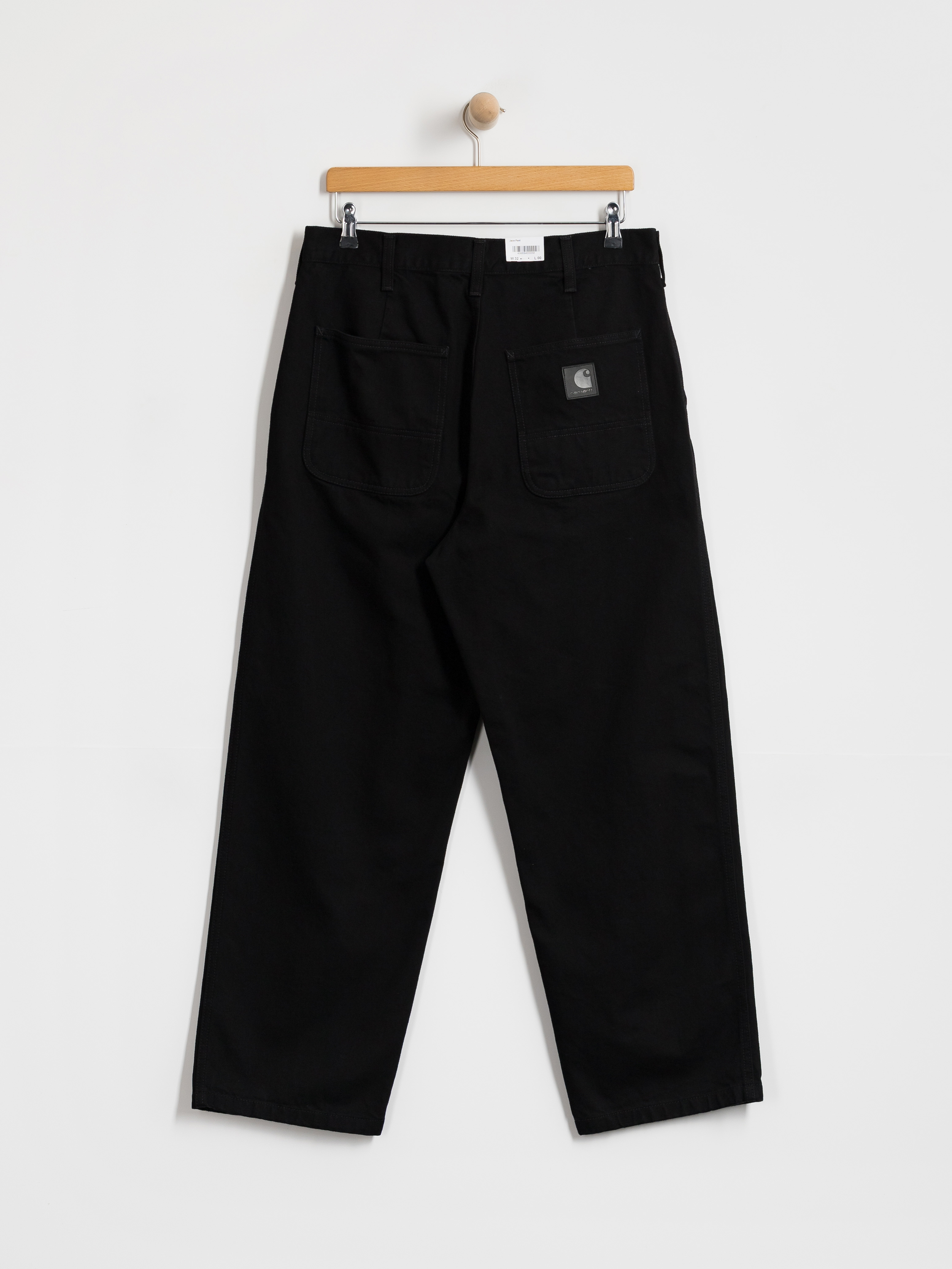 Kisnadrág Carhartt WIP Jace (black/rinsed)