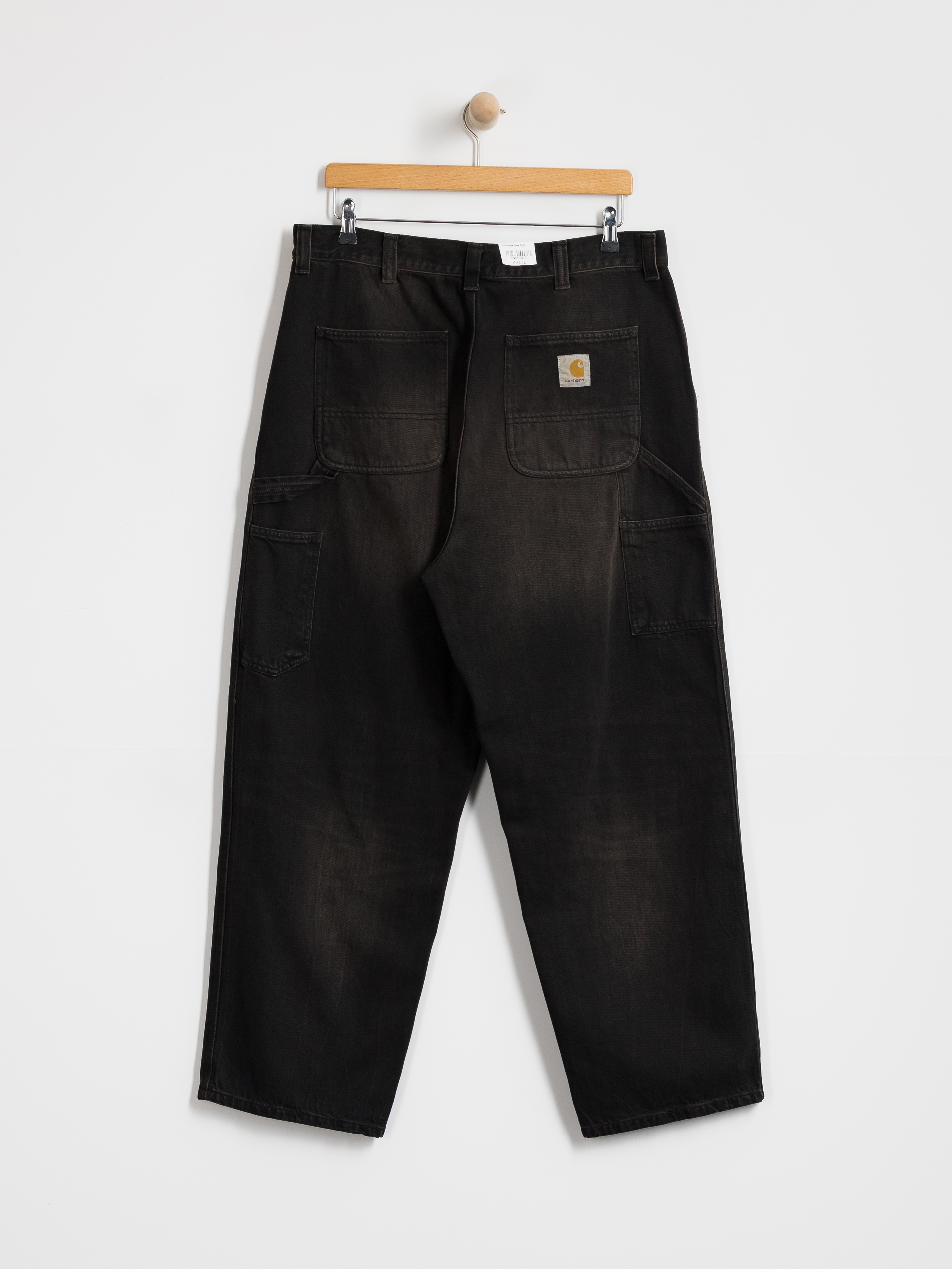 Kisnadrág Carhartt WIP OG Single Knee (black/tobacco used wash)