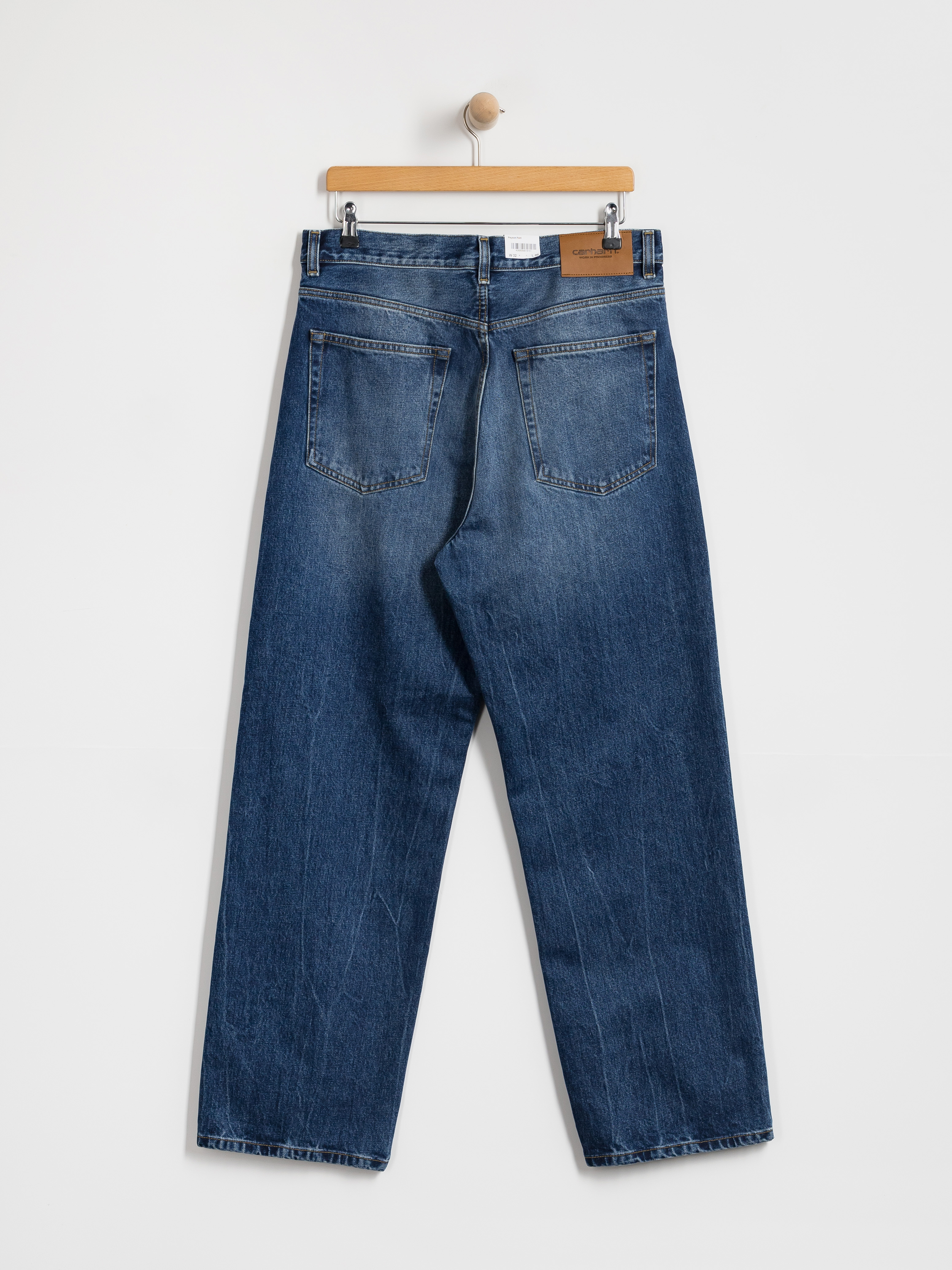 Kisnadrág Carhartt WIP Payson (blue/marble used wash)