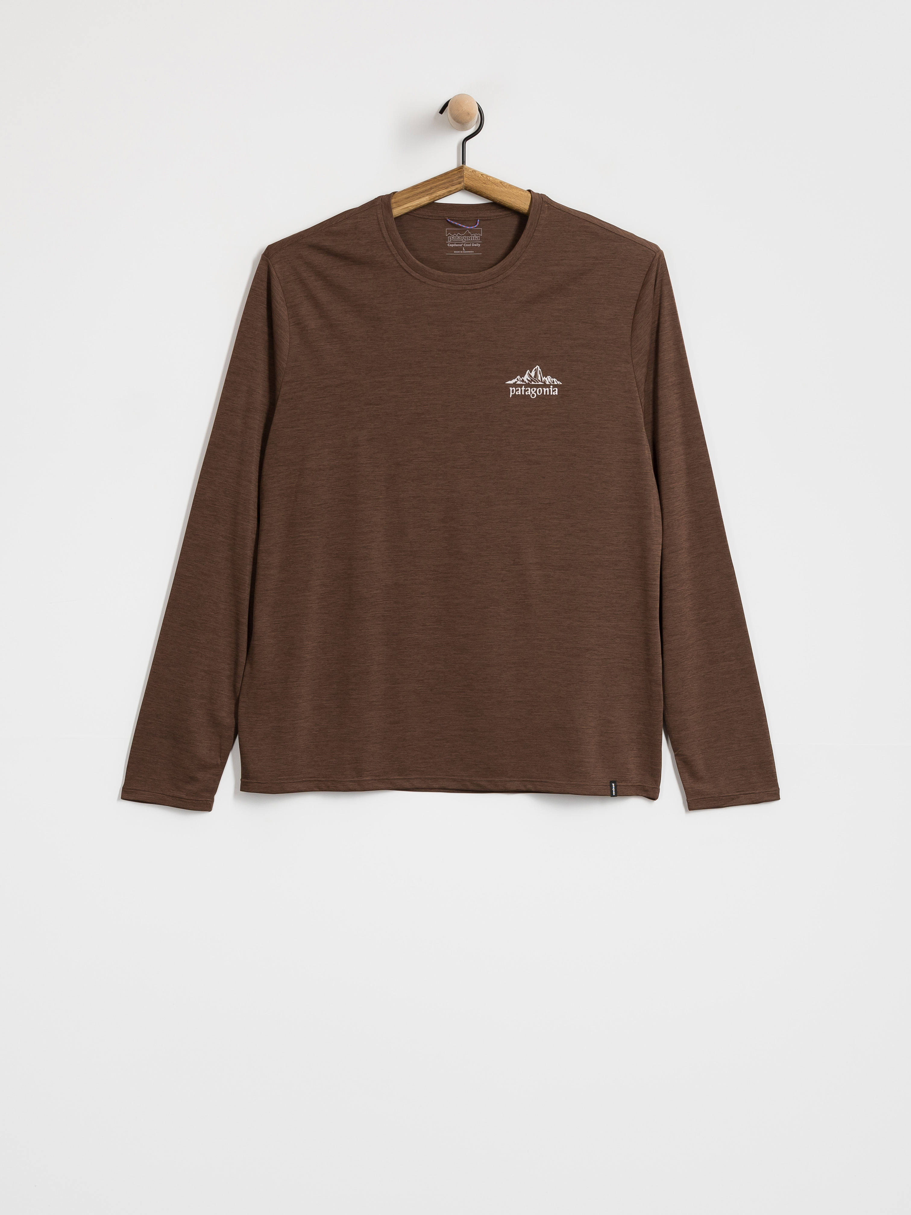 Patagonia Cap Cool Daily Cloud Crag Hosszú ujjú felső (berm brown light berm brown x dye)