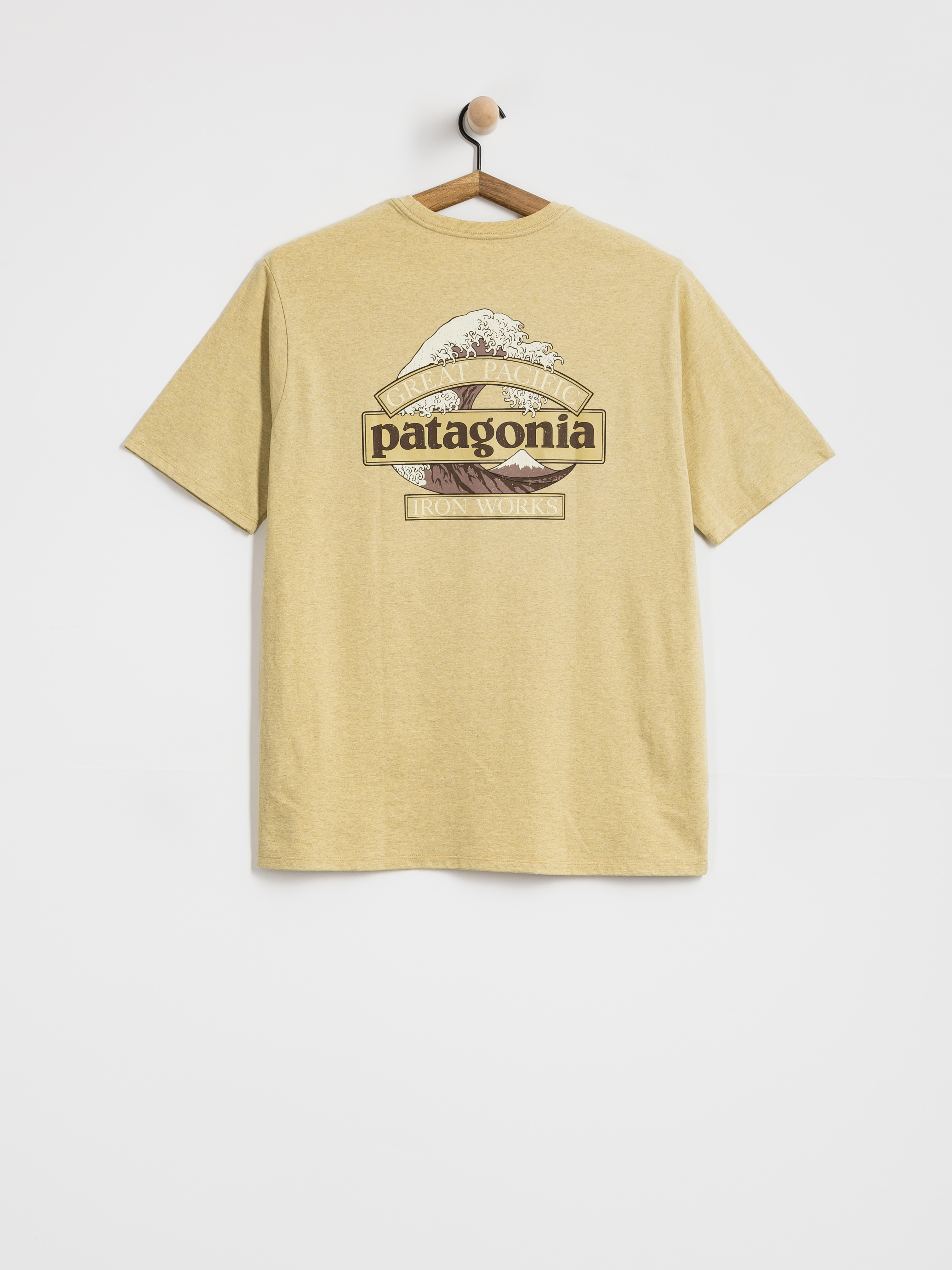 Patagonia Great Waves Responsibili Póló (lynx tan)