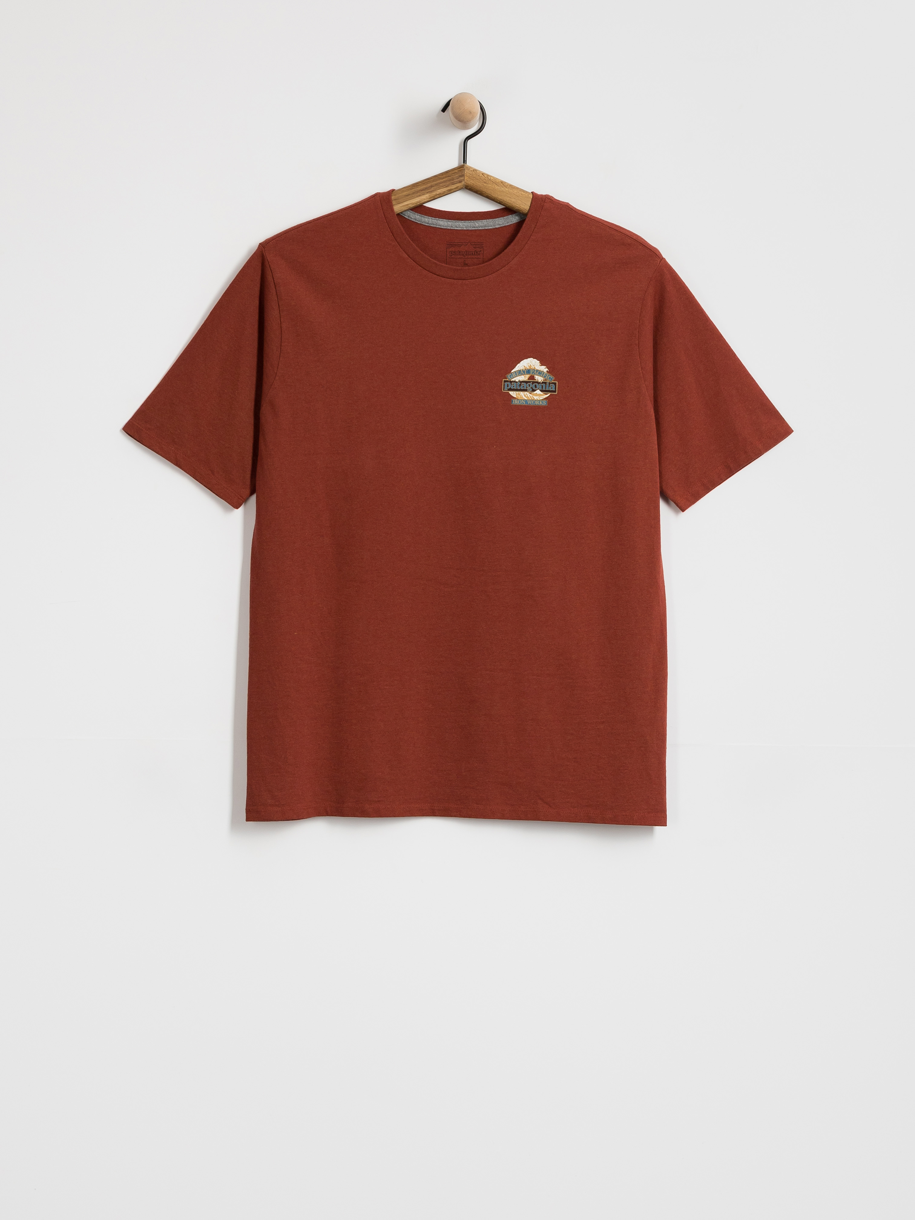Patagonia Great Waves Responsibili Póló (rusty red)