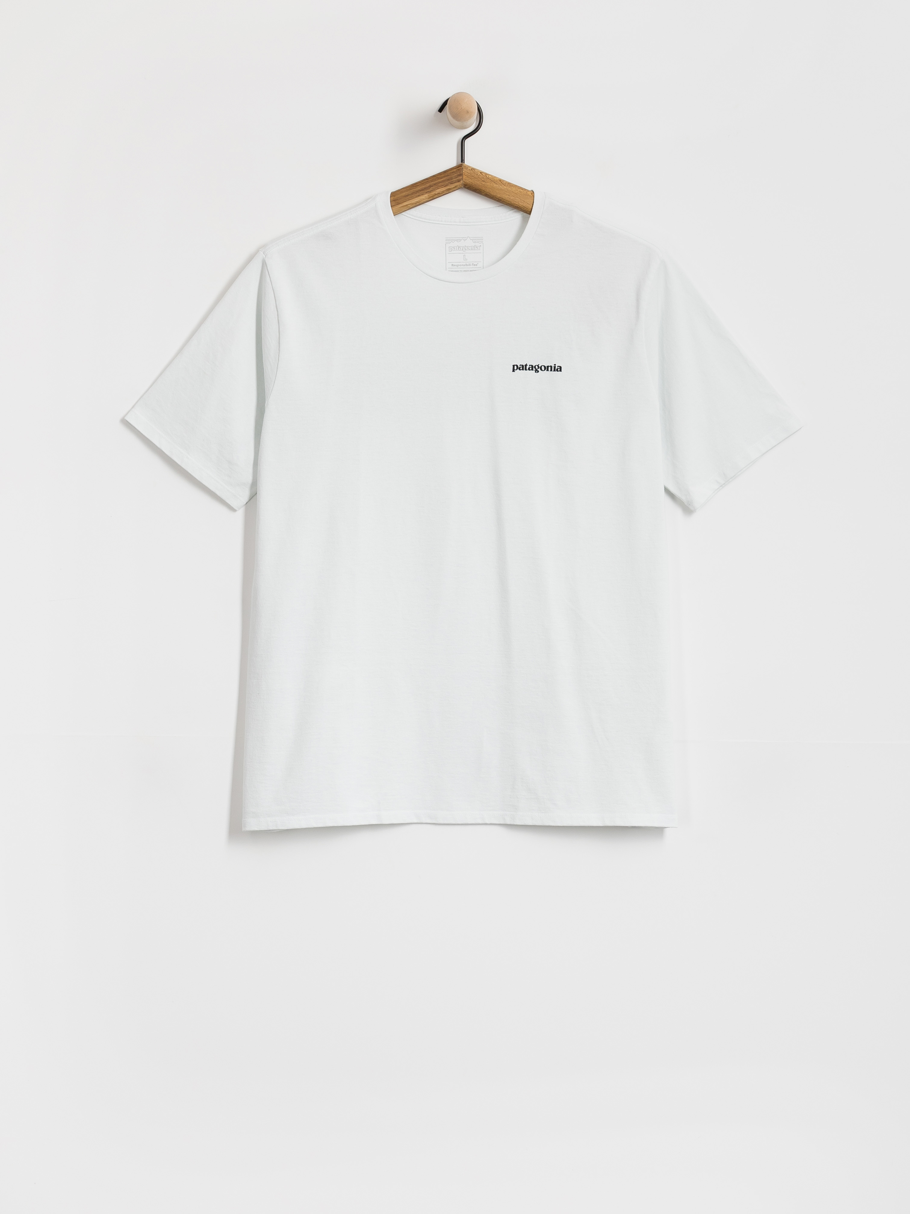 Patagonia P 6 Logo Responsibili Póló (fiber white)