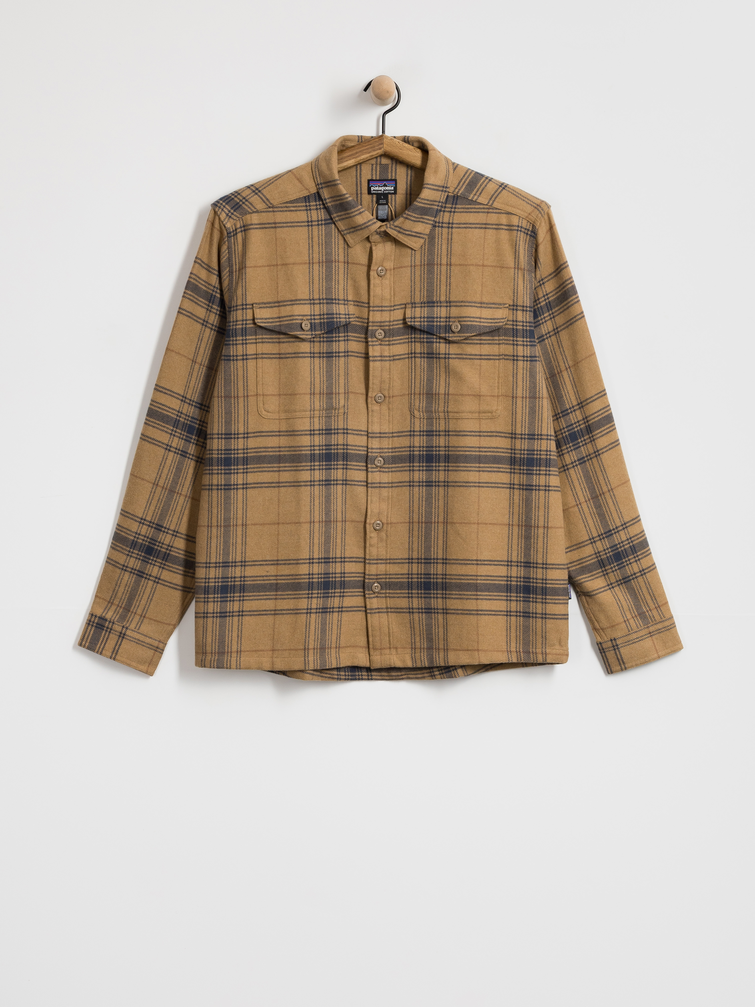 Patagonia Fjord Flannel Ing (dissolve slab khaki)