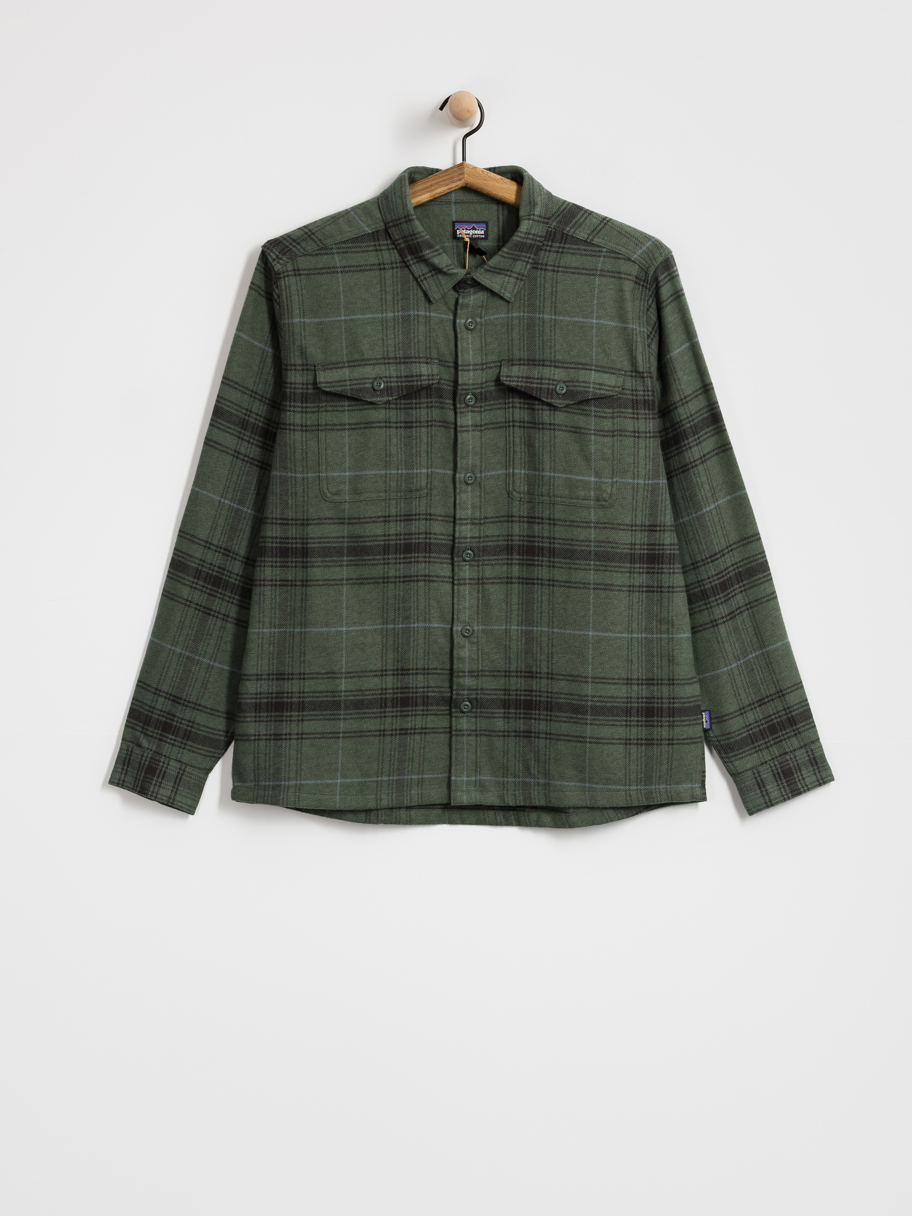 Patagonia Fjord Flannel Ing (dissolve treeline green)
