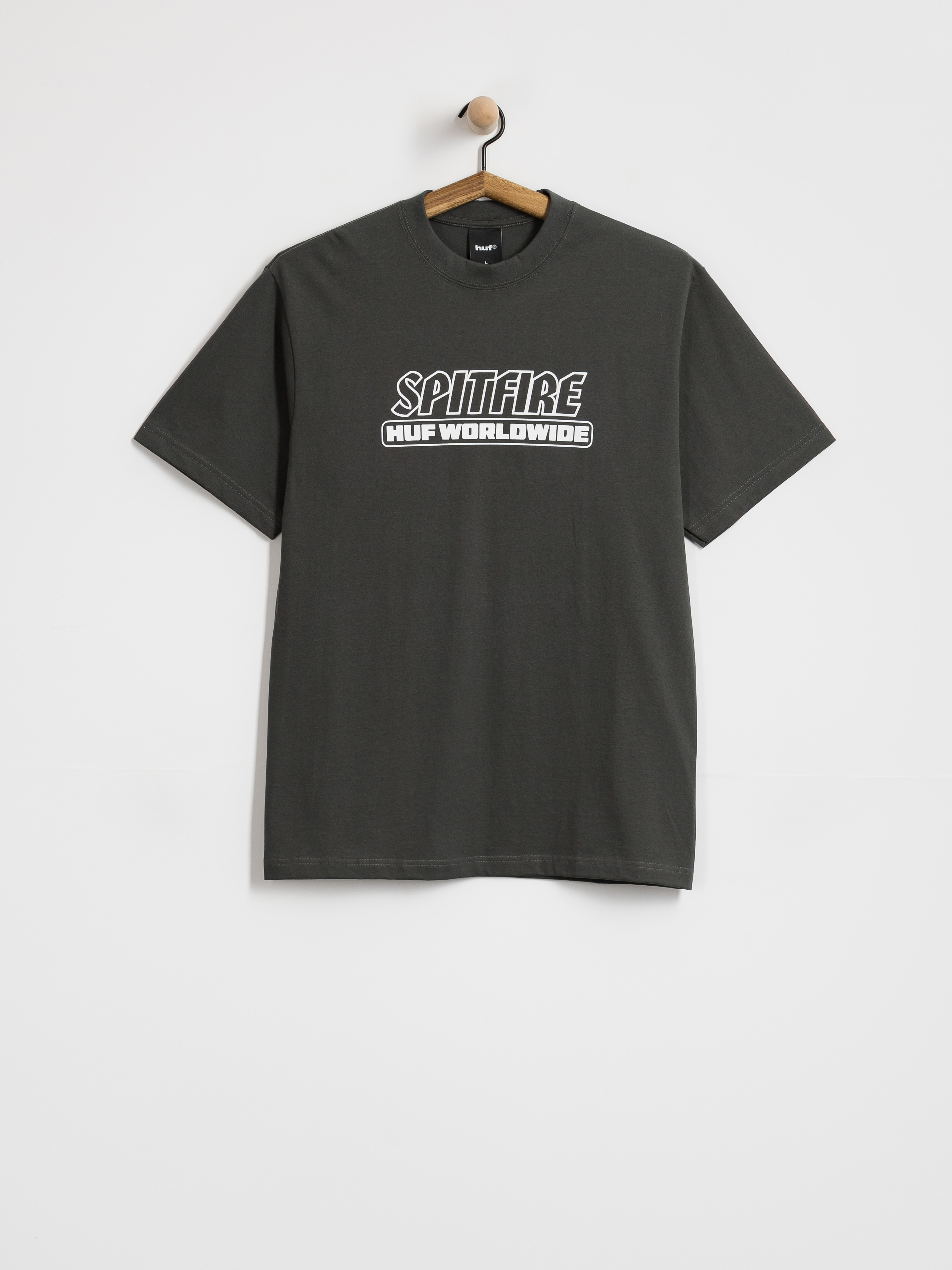 HUF X Spitfire Burn Póló (washed black)