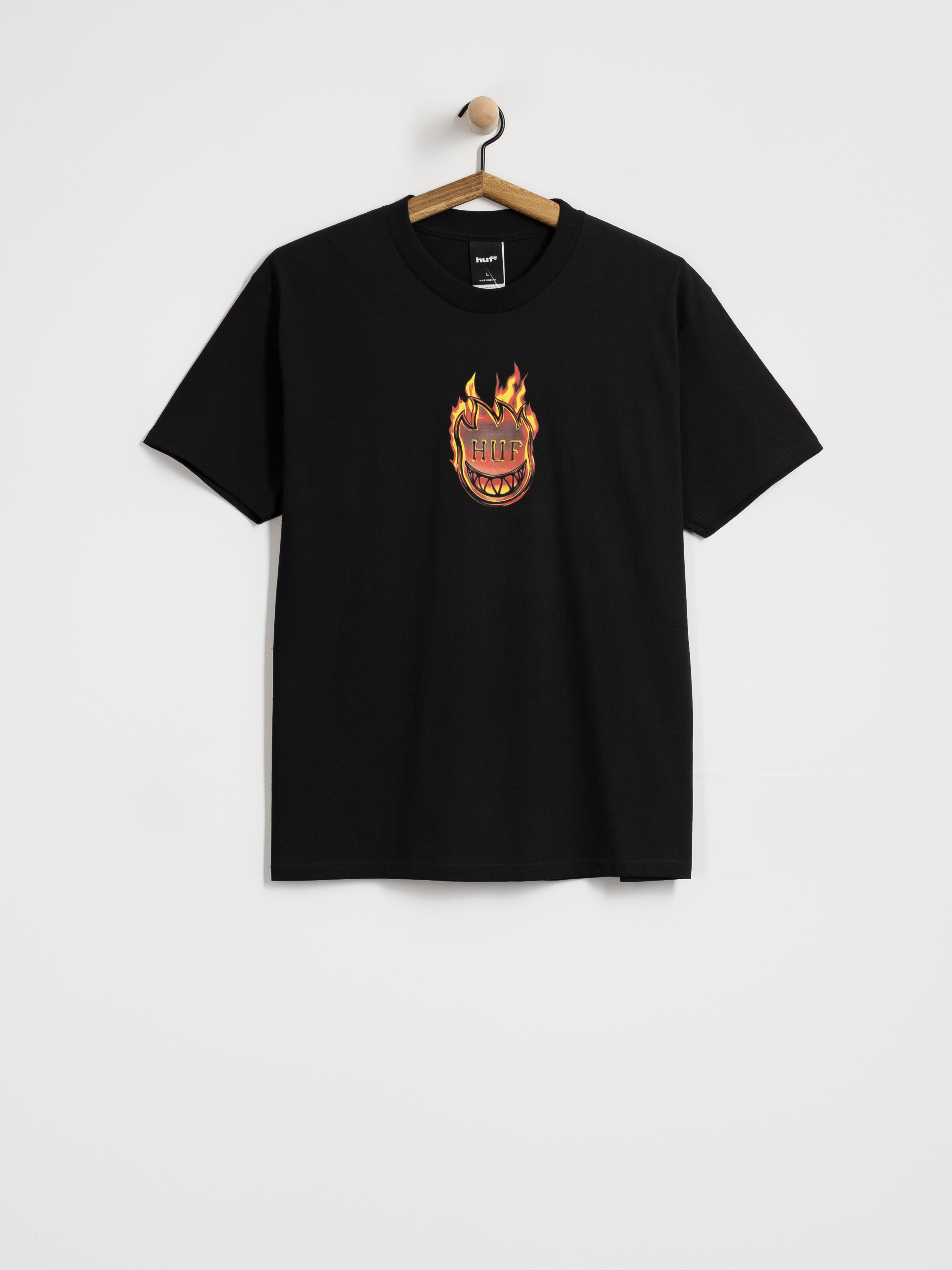 HUF X Spitfire Flame Galaxies Póló (black)