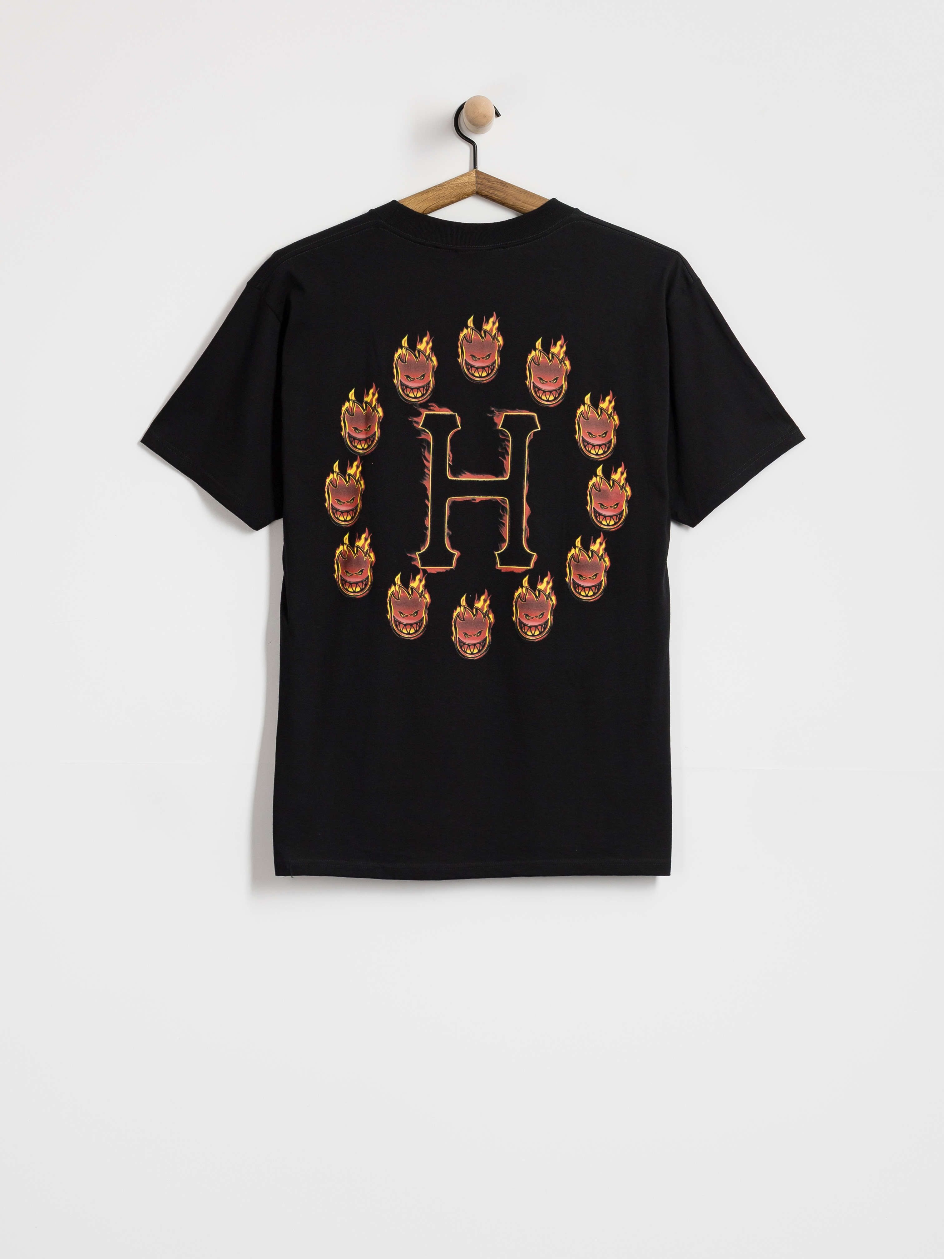 HUF X Spitfire Flame Galaxies Póló (black)