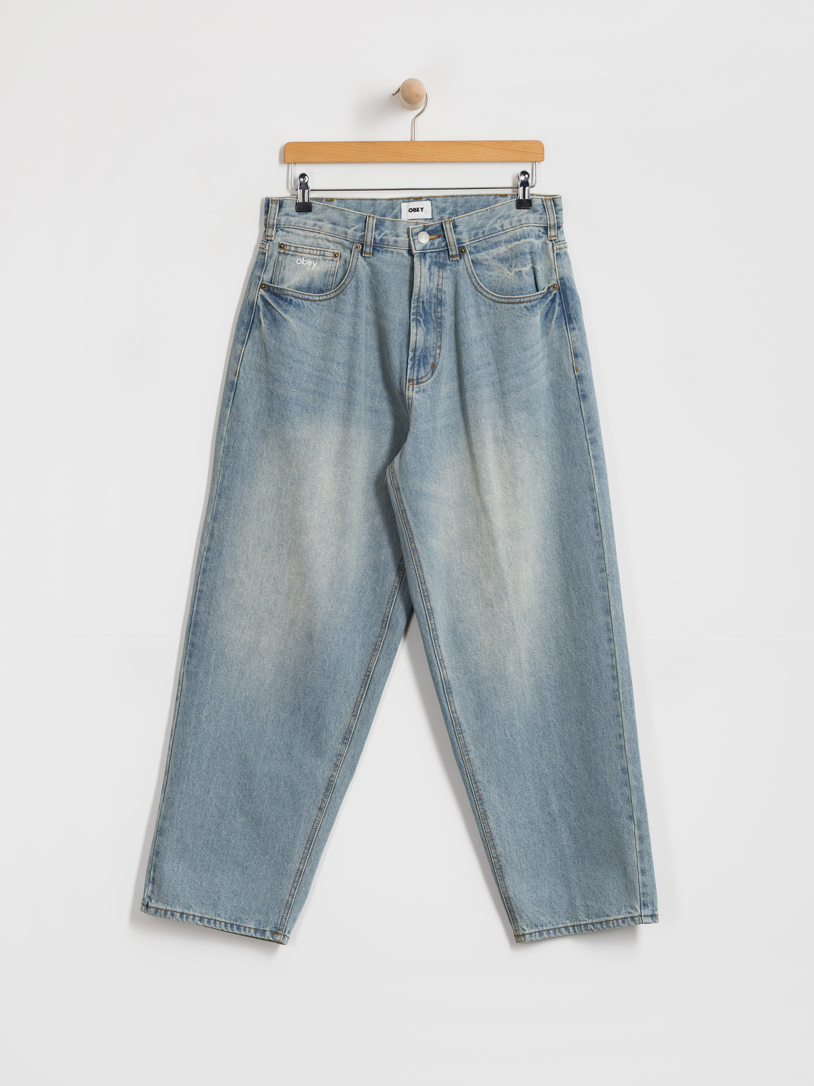 OBEY Bigwig Baggy Denim Kisnadrág (archive indigo)