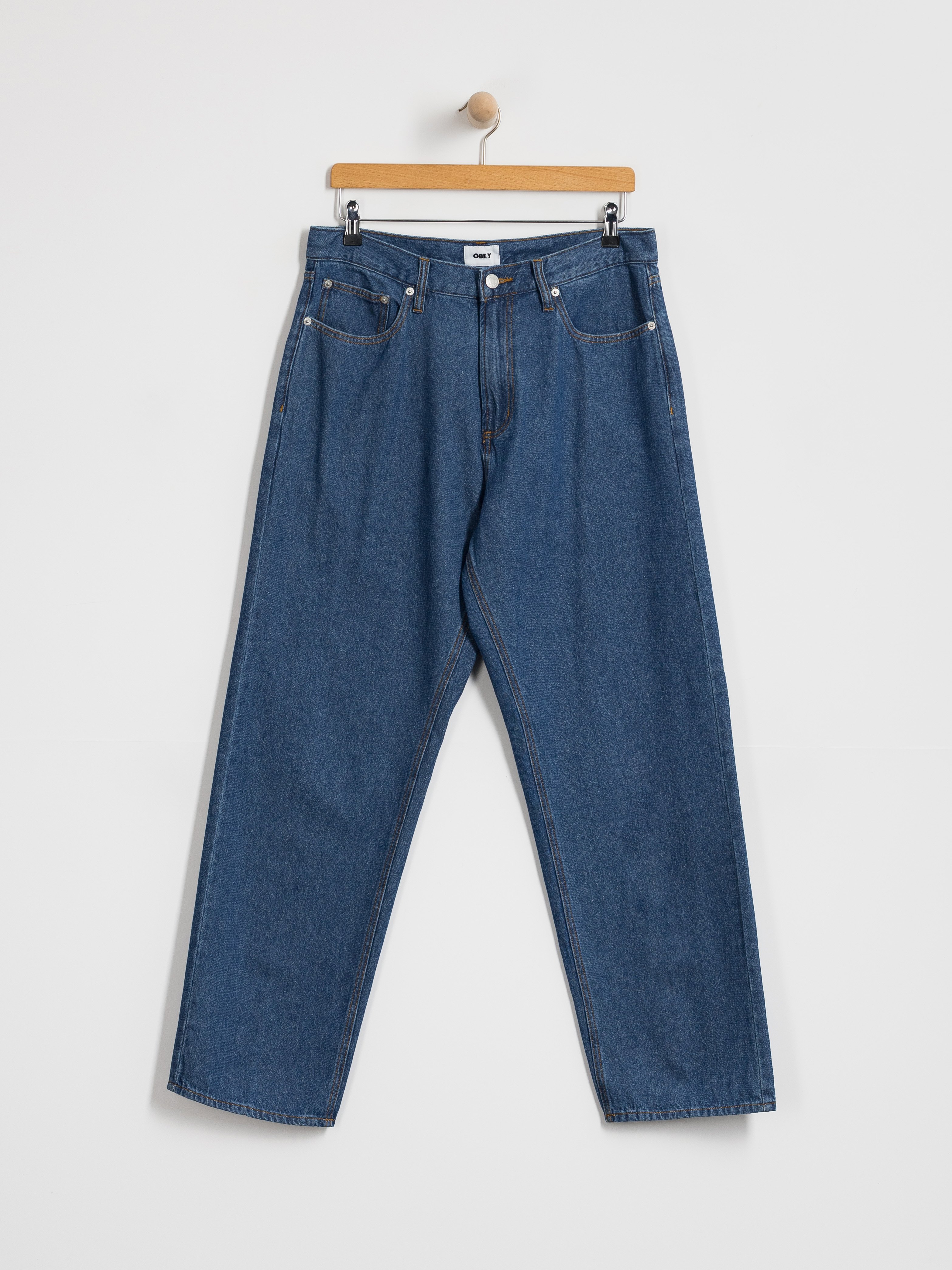 OBEY Emerson Denim Kisnadrág (stone wash)