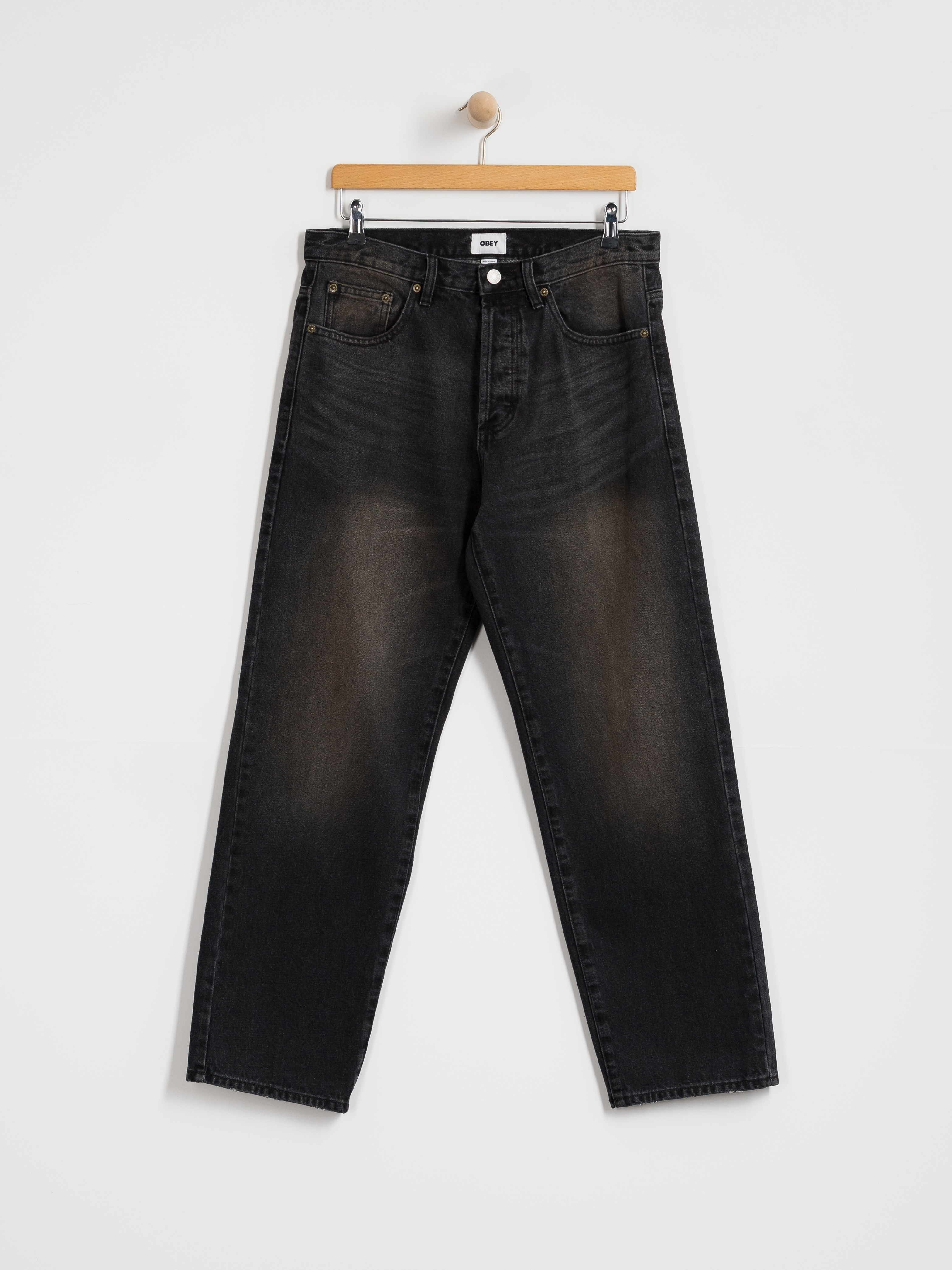 OBEY Boxcar Straight Denim Kisnadrág