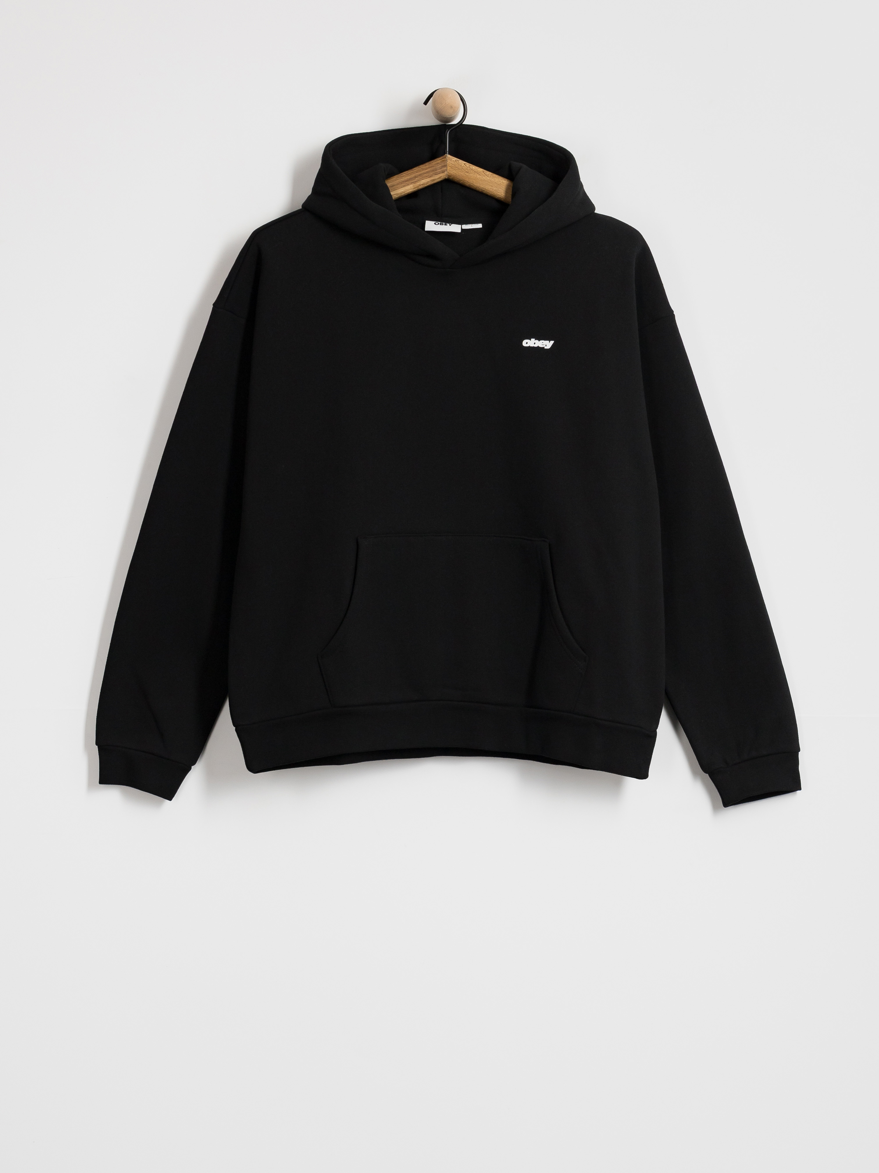 OBEY Intercontinental Extra HD Kapucnis pulóver (black)