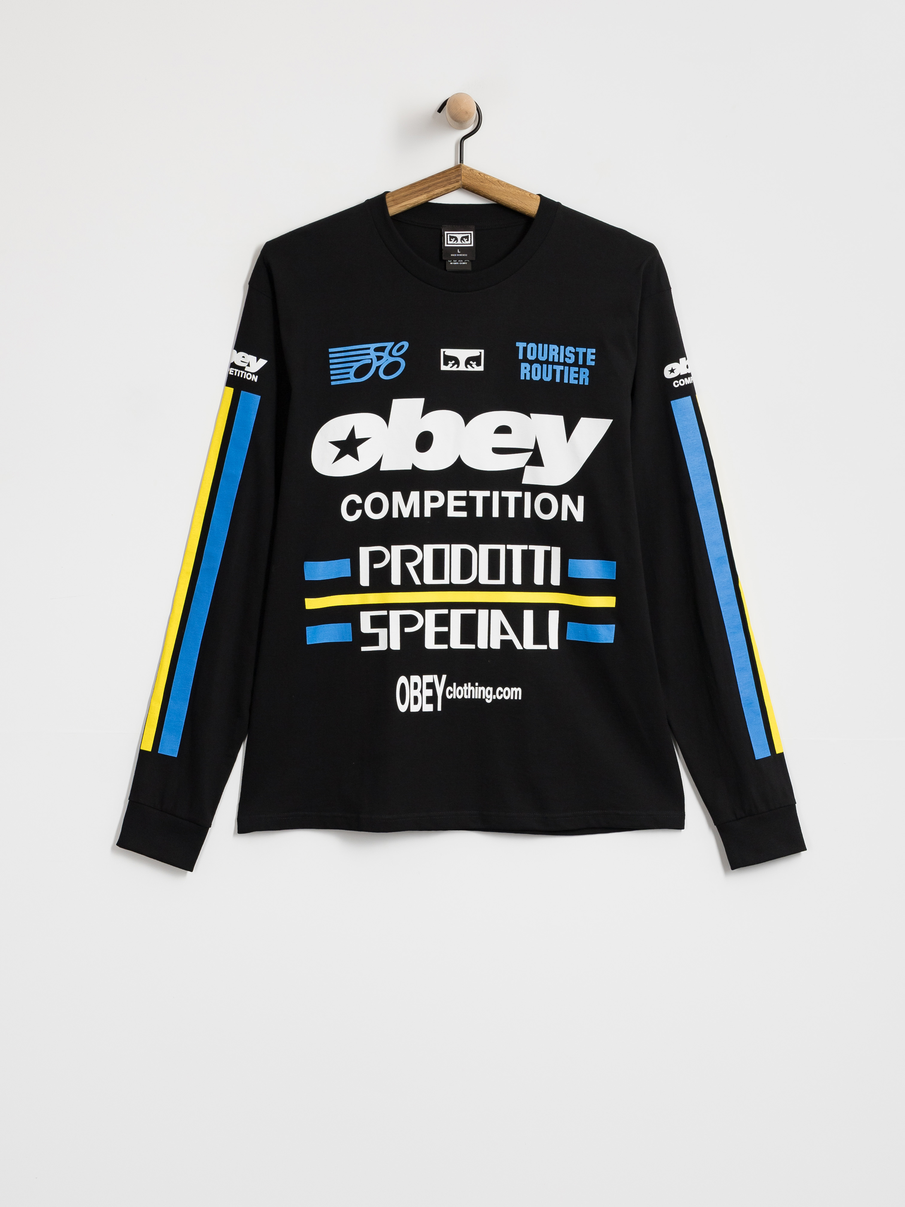 OBEY Competition Hosszú ujjú felső (black)