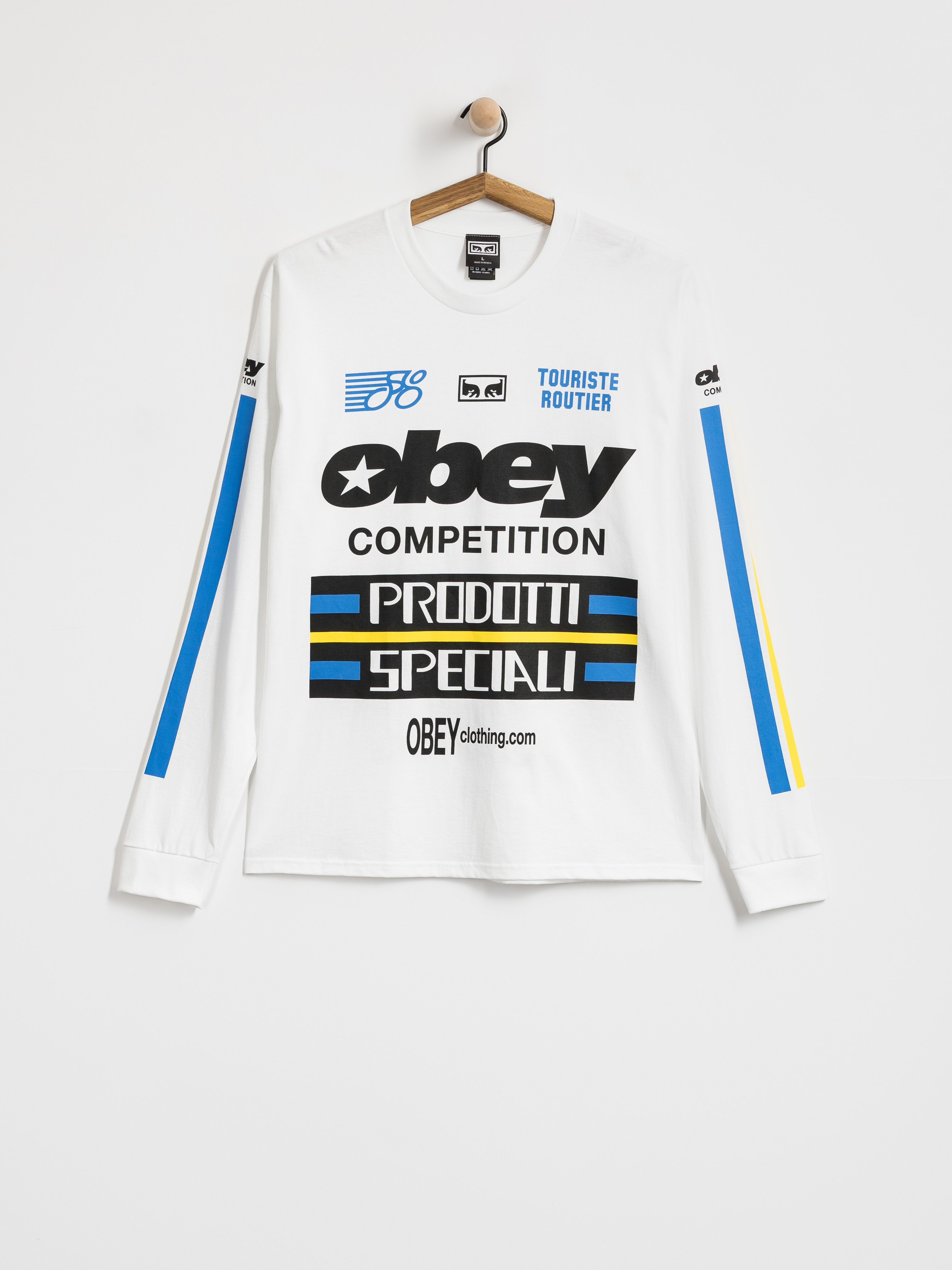 OBEY Competition Hosszú ujjú felső (white)