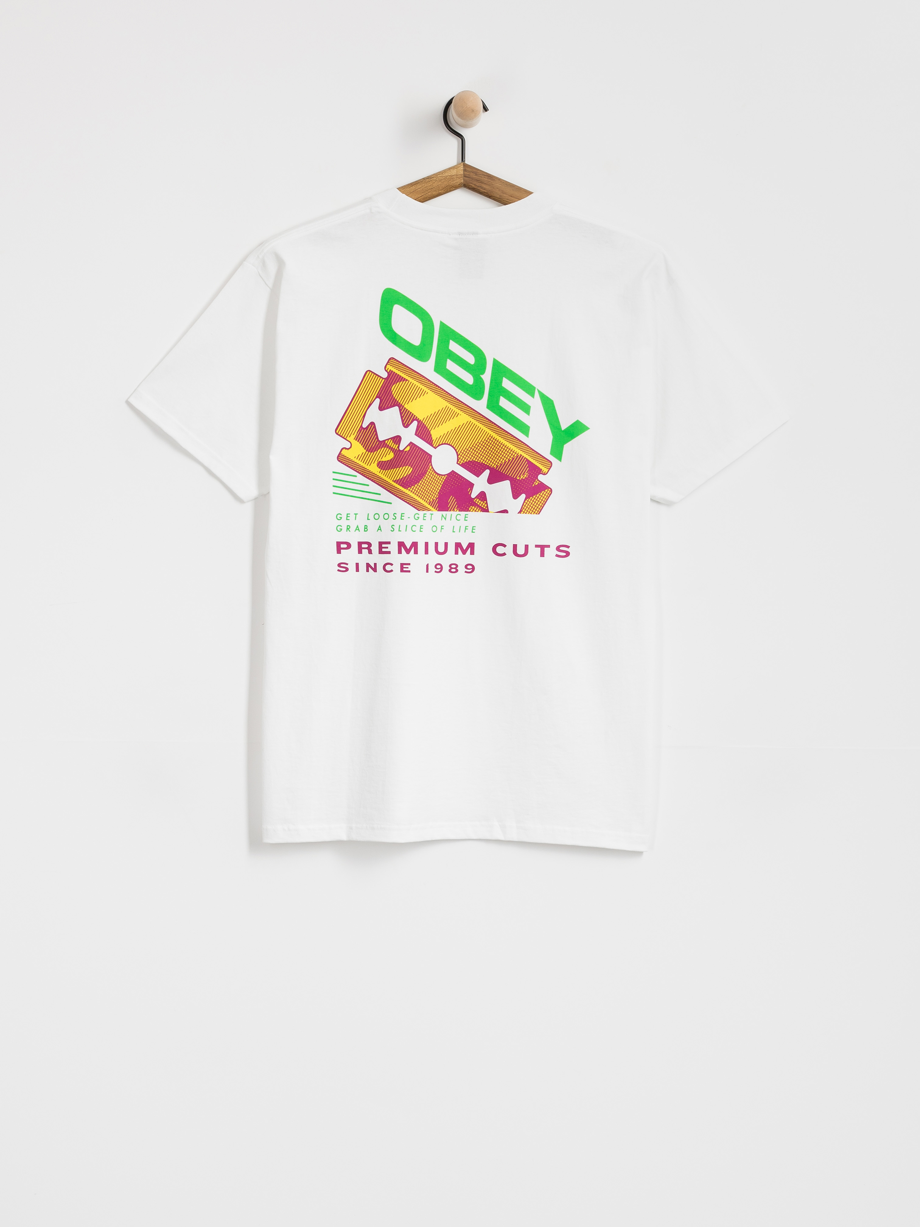 OBEY Razor Póló (white)