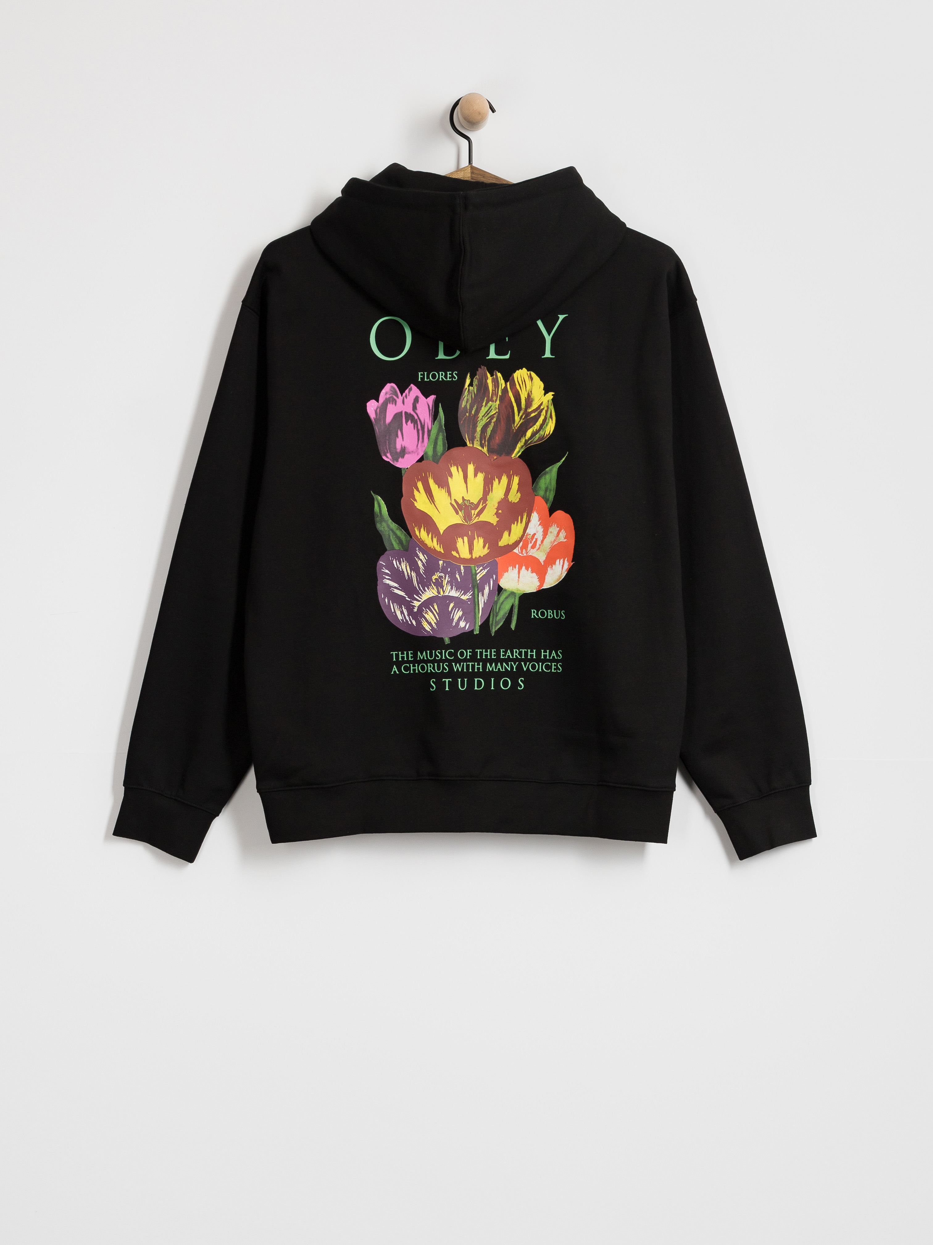 OBEY Flores Robus Pulóver (black)