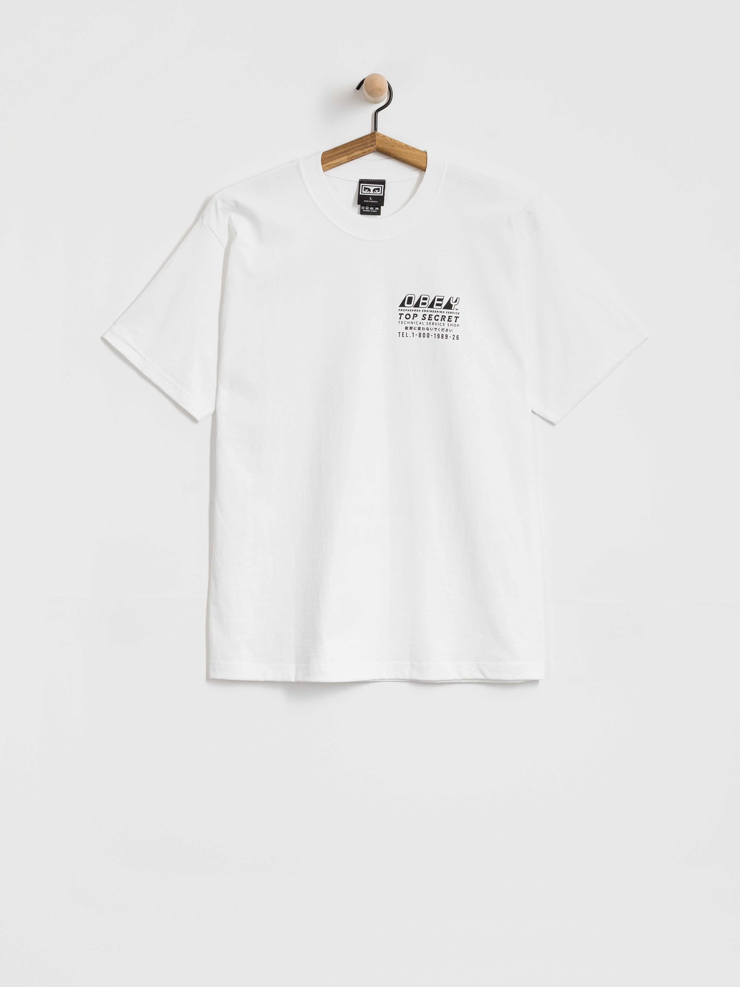 OBEY Top Secret Póló (white)