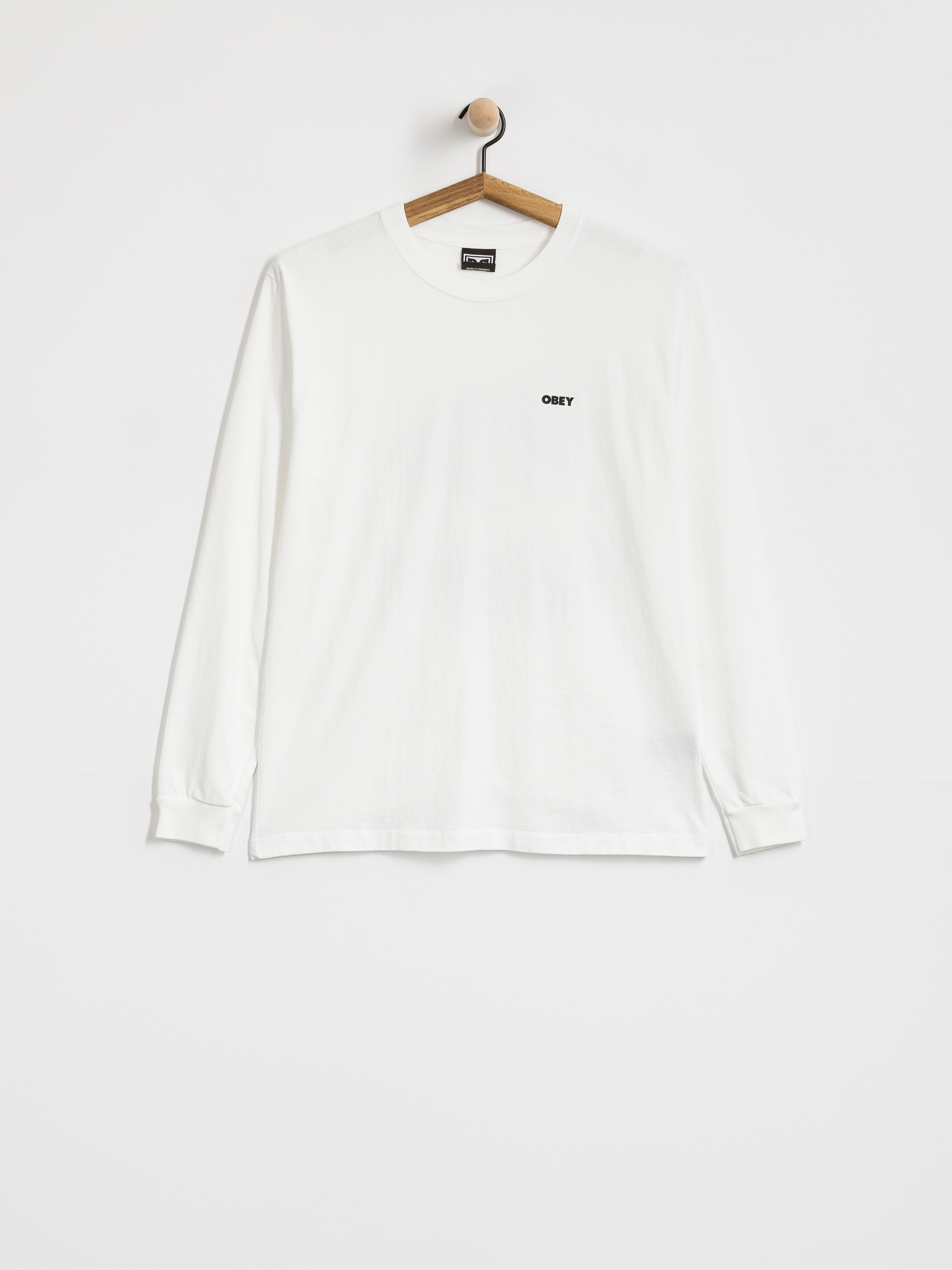 OBEY Quarter Eye Icon Hosszú ujjú felső (pigment vintage white)