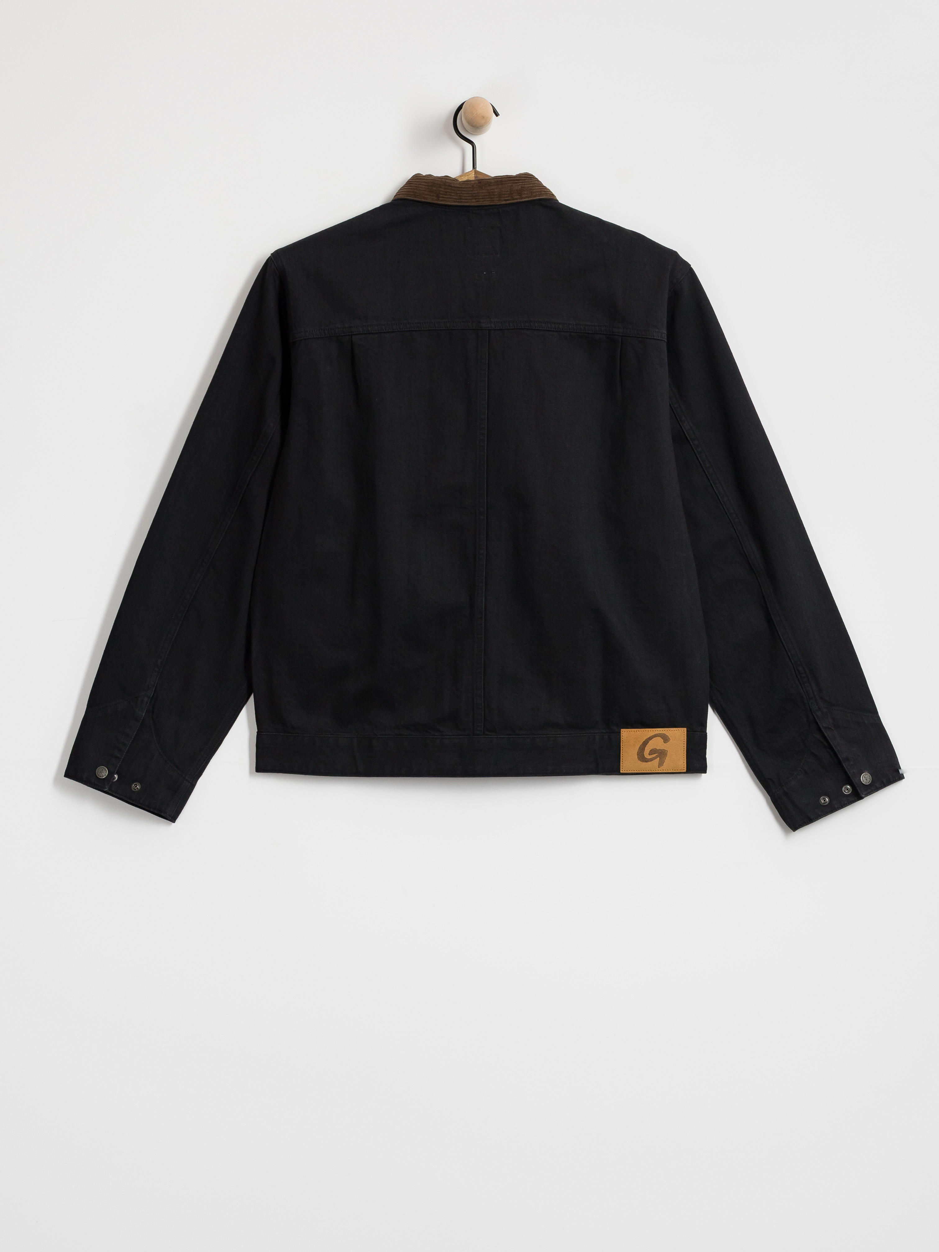 Gramicci Japanese Denim Trucker Dzseki (true black)
