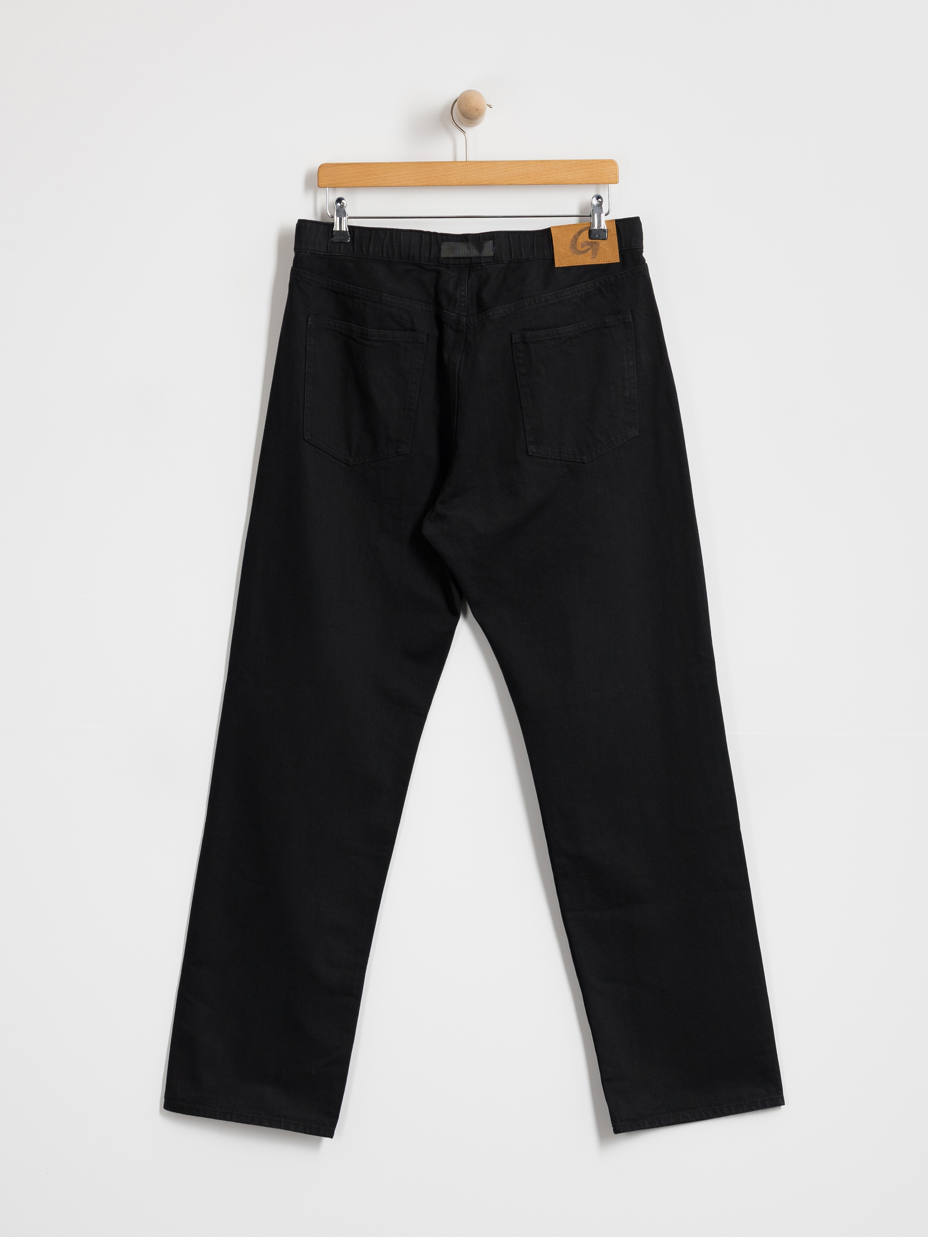 Gramicci Japanese 5 Pocket Denim Kisnadrág (true black)