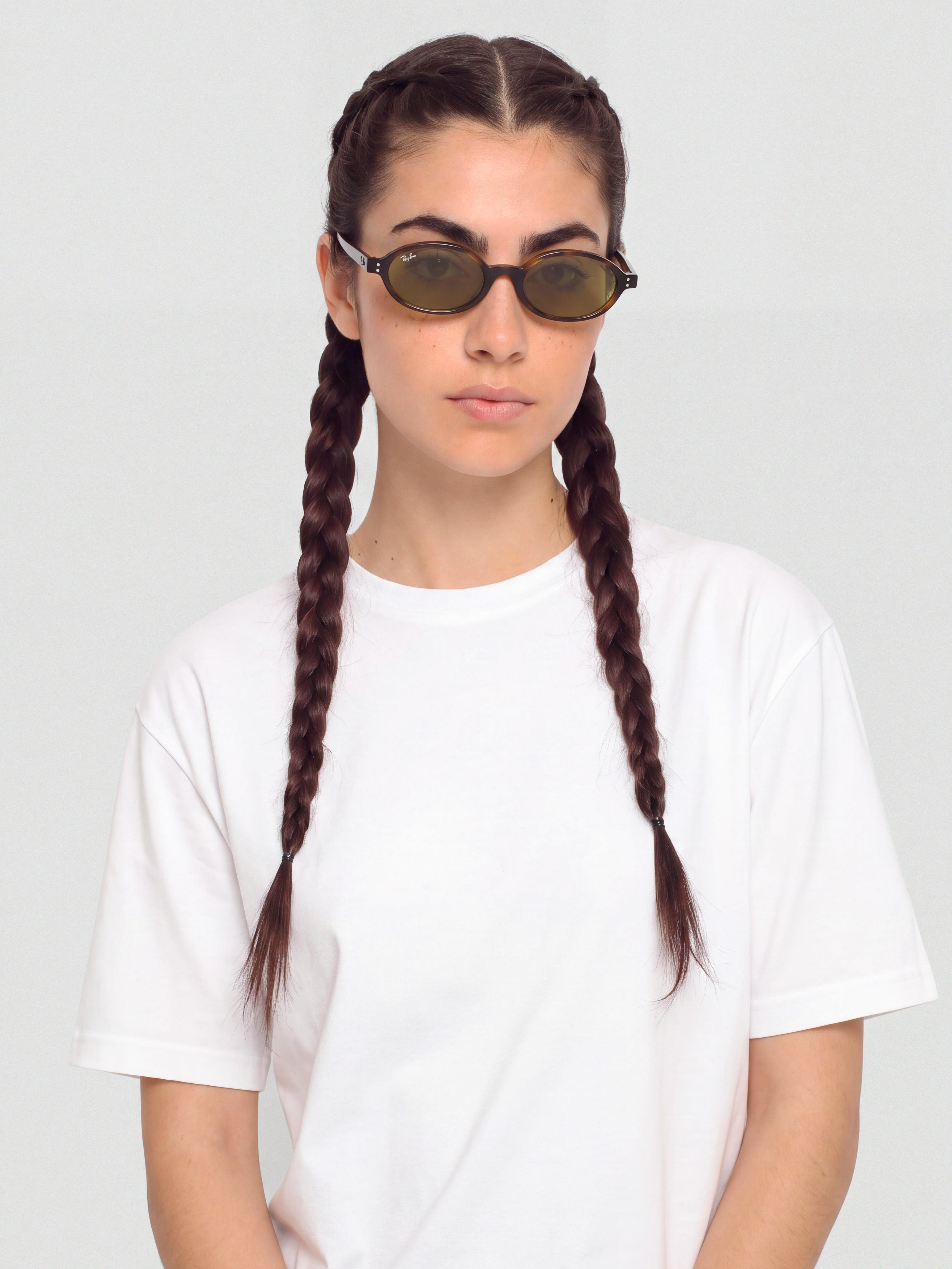 Ray-Ban Khal Napszemüvegek (polerowany havana/zielony)
