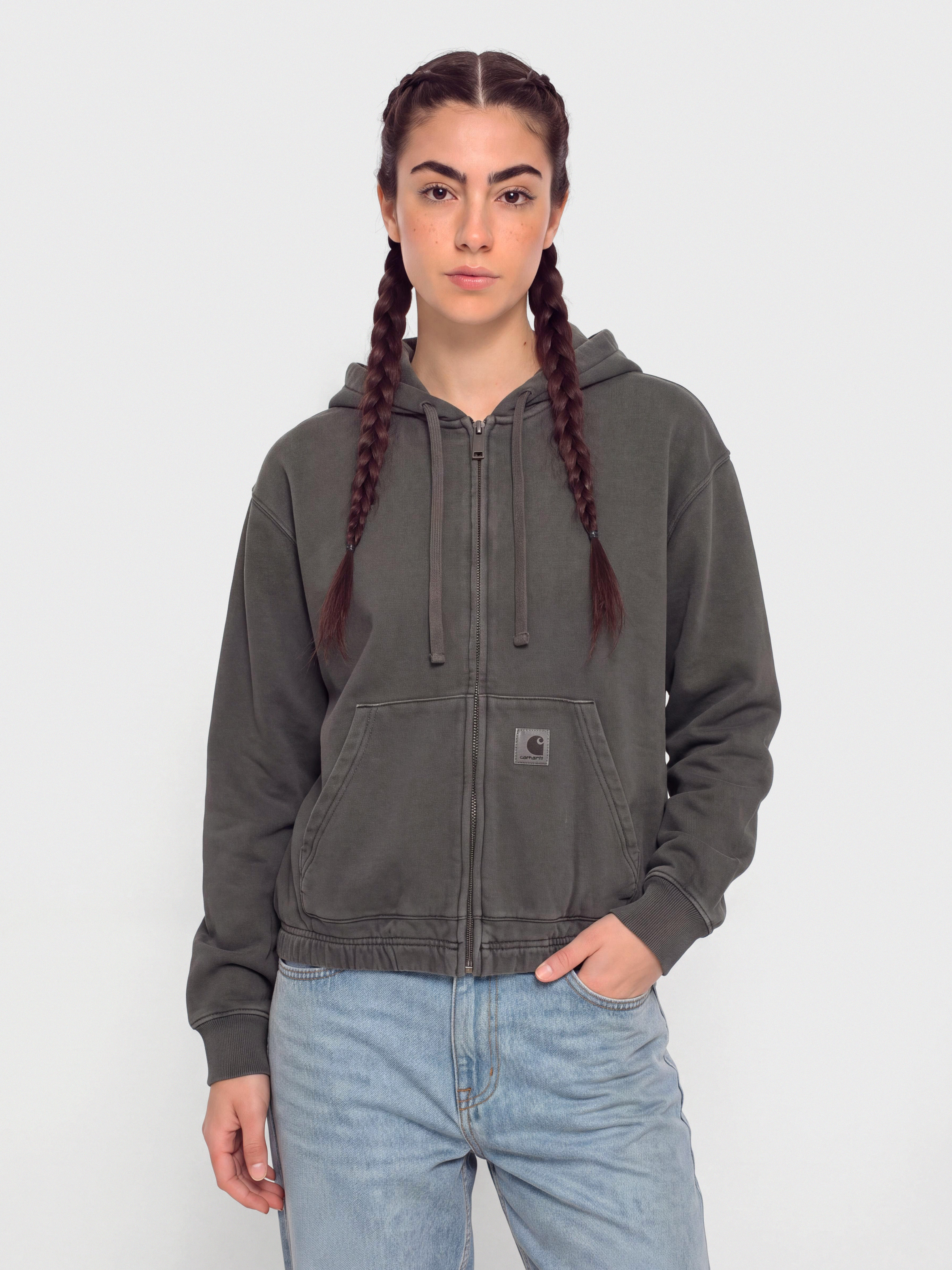 Kapucnis pulóver Carhartt WIP Hoggard ZHD Wmn