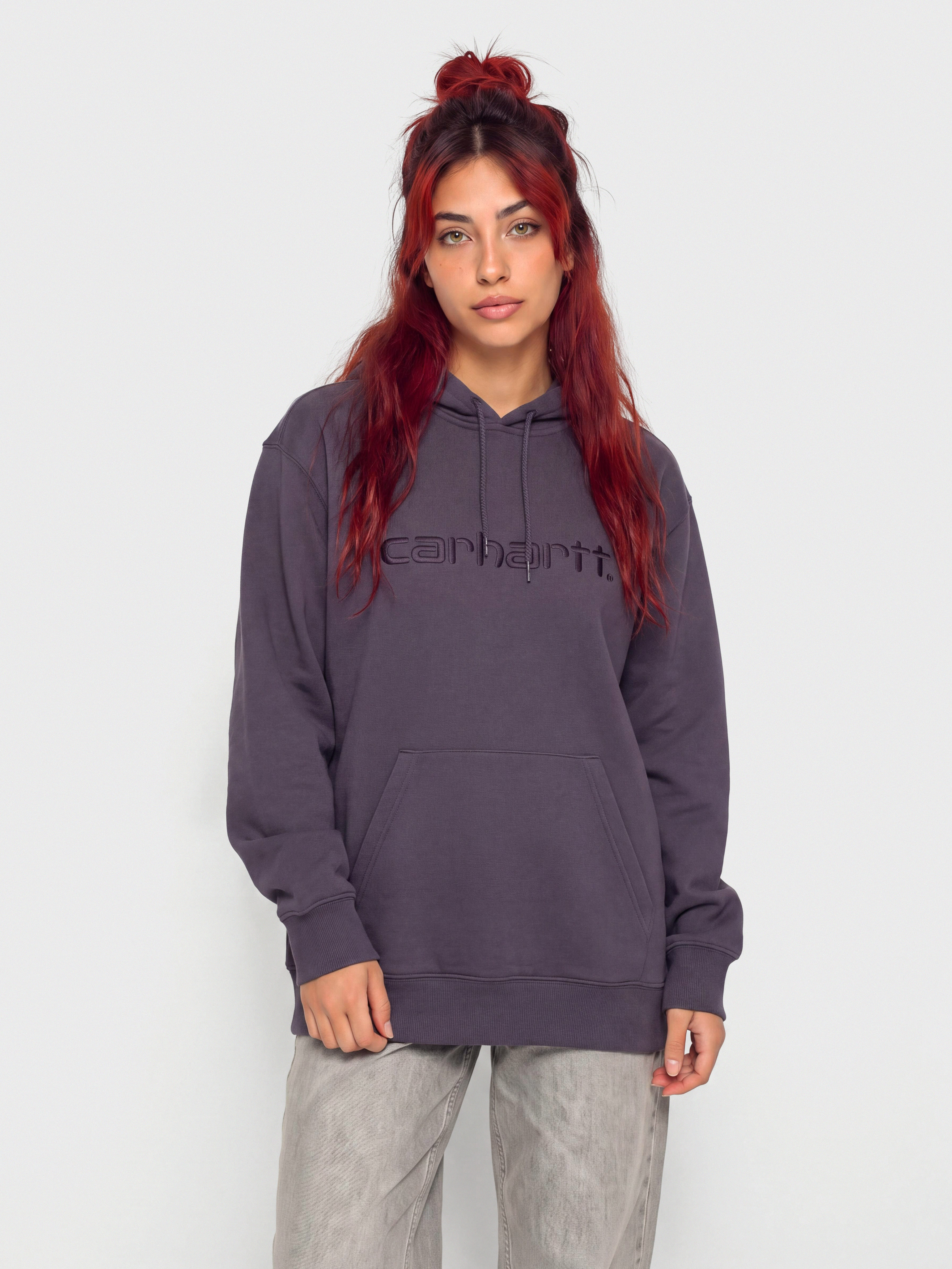 Carhartt WIP Carhartt HD Wmn Kapucnis pulóver (shady purple/dark navy)