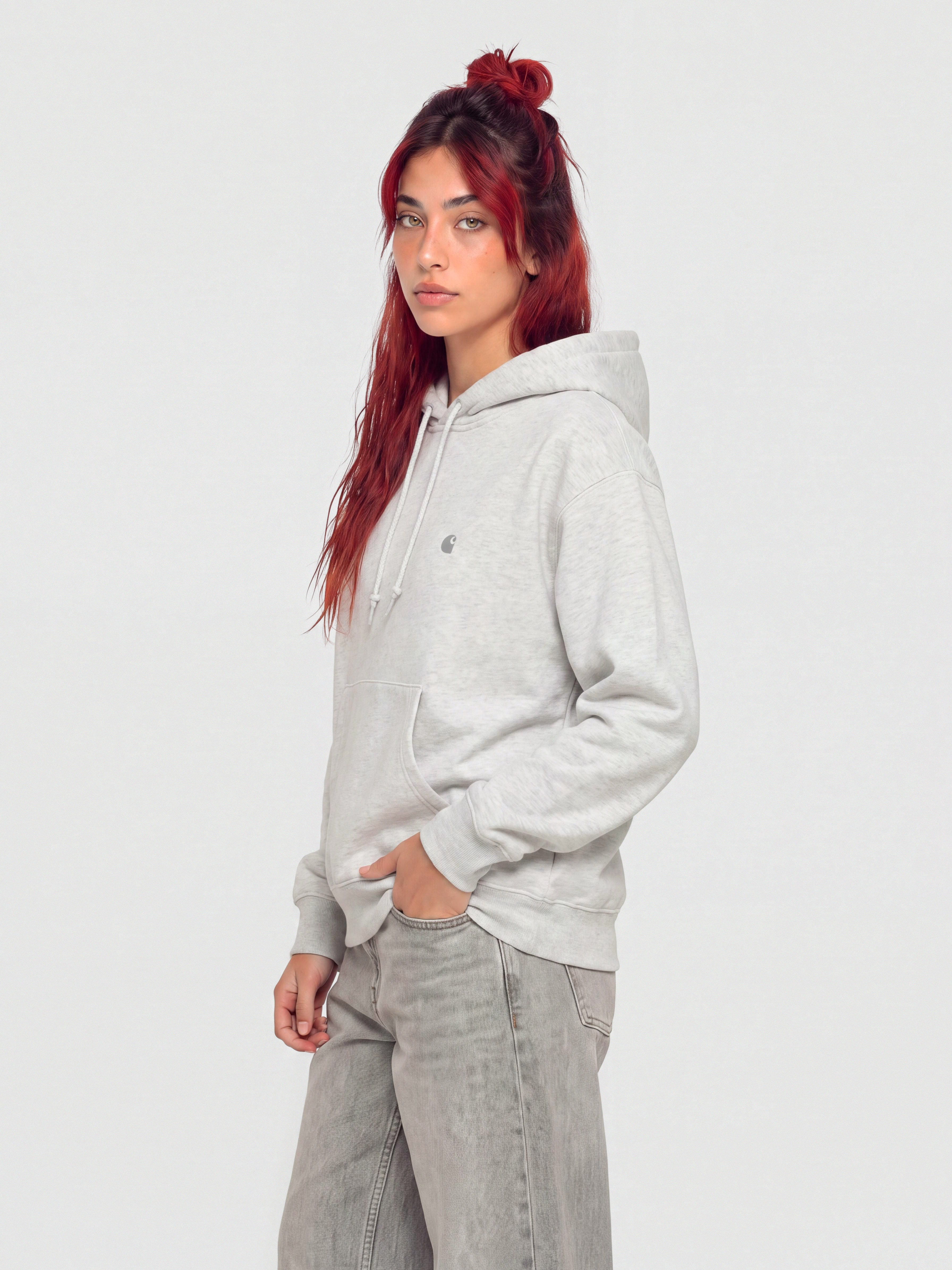 Carhartt WIP Casey HD Wmn Kapucnis pulóver (ash heather/silver)
