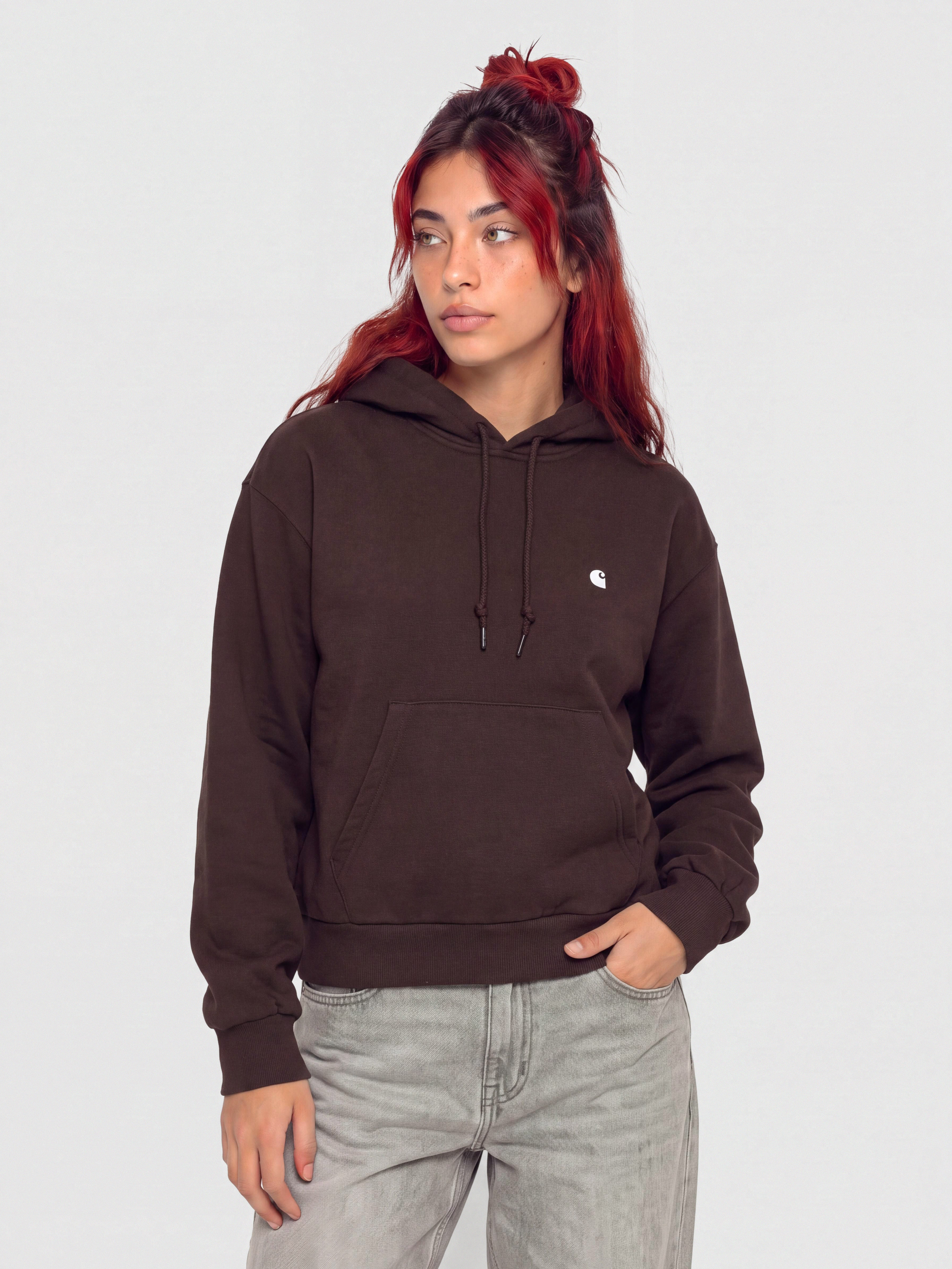 Carhartt WIP Casey HD Wmn Kapucnis pulu00f3ver (palisander/silver)