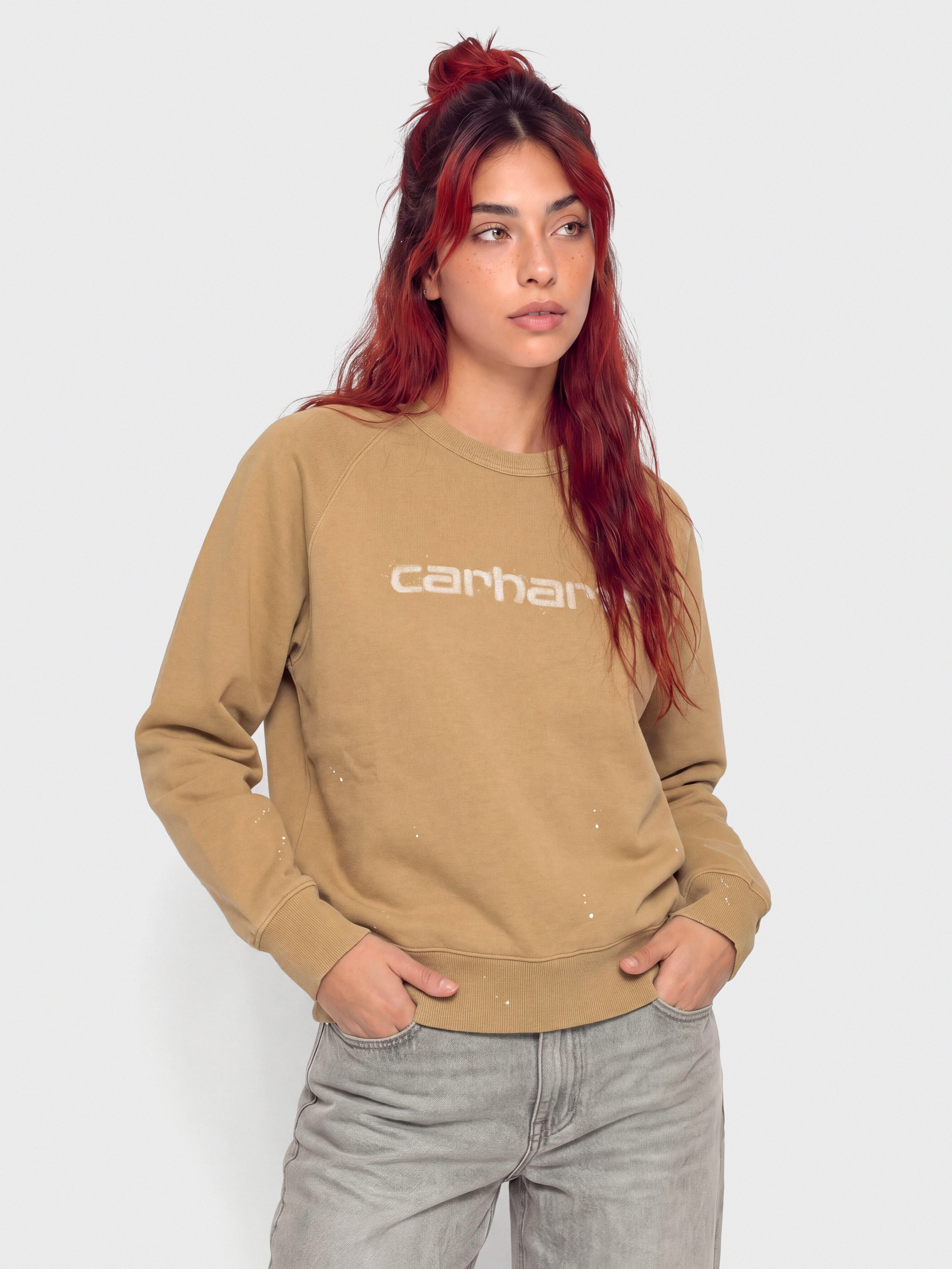 Pulu00f3ver Carhartt WIP Painter Wmn (dusty h brown)
