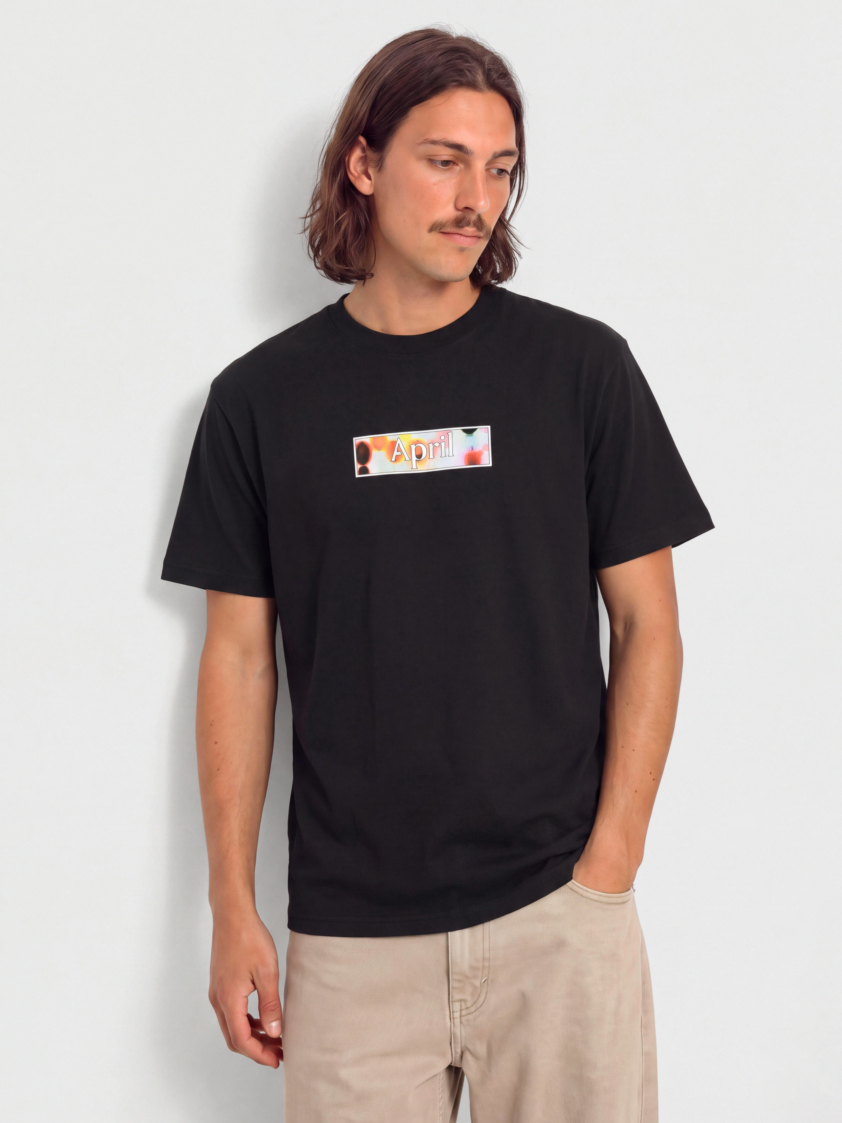 Póló April Skateboards Genes (black)