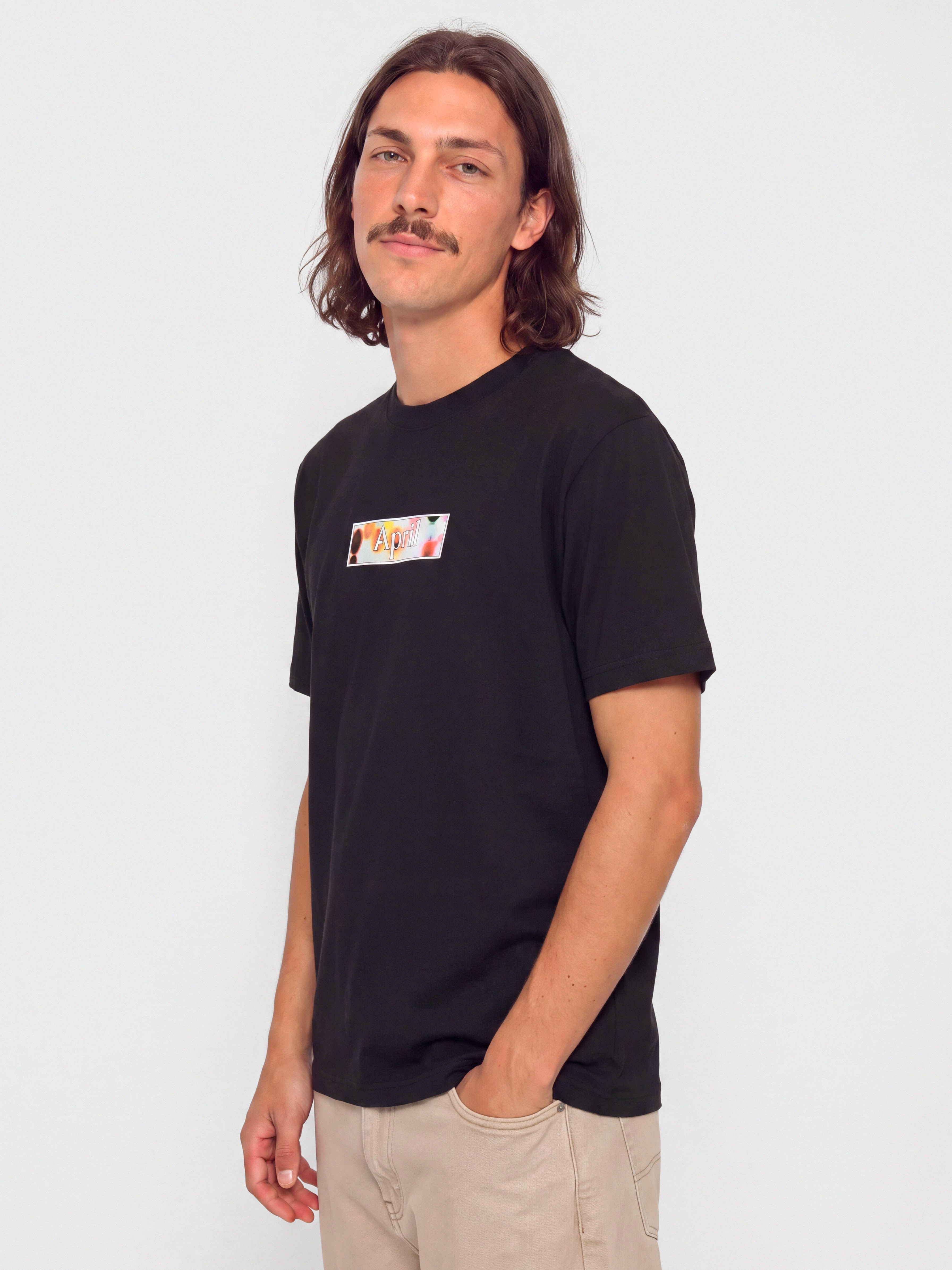 Póló April Skateboards Genes (black)