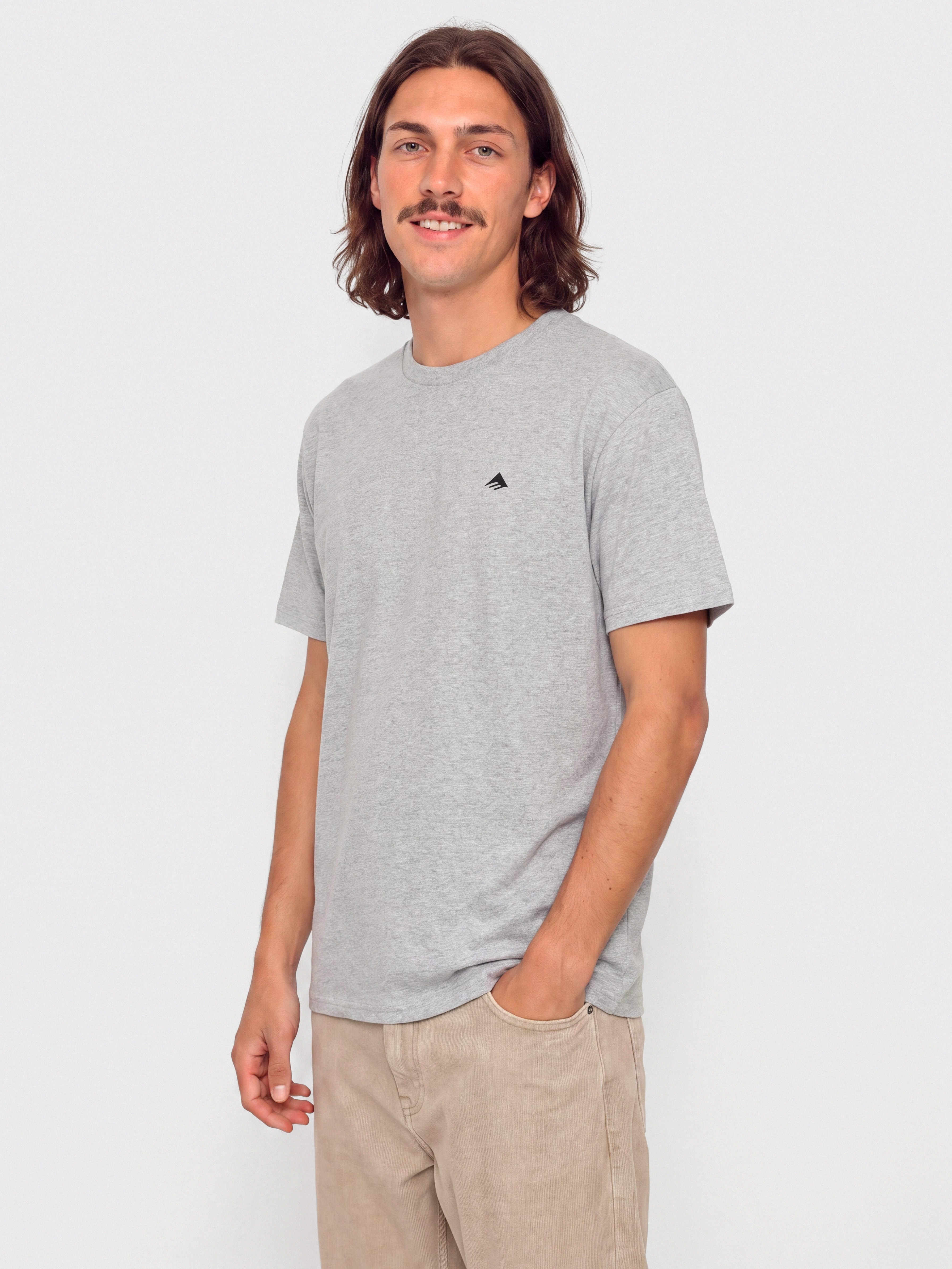 Emerica Justified Triangle Póló (grey/heather)