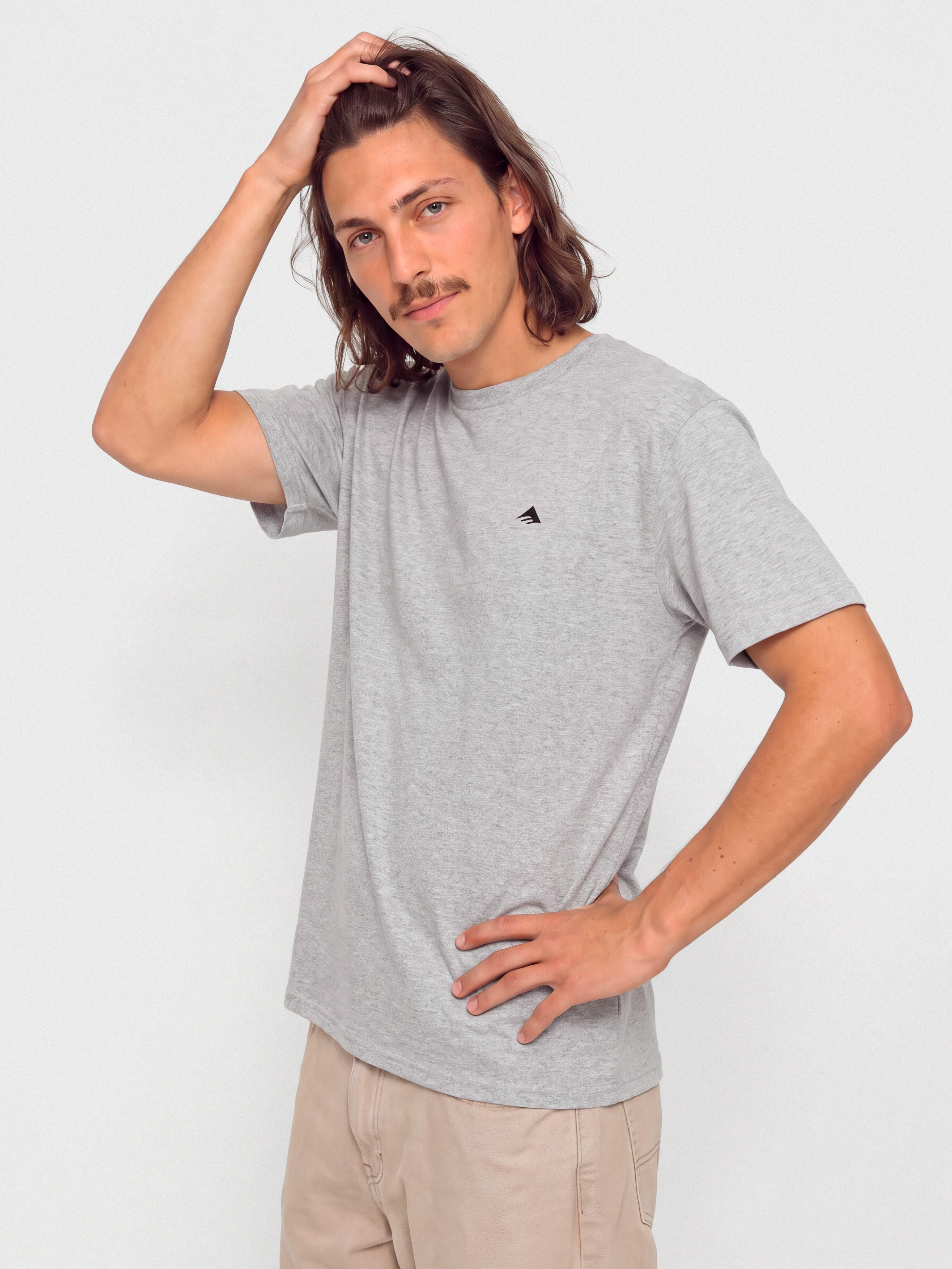 Emerica Justified Triangle Póló (grey/heather)