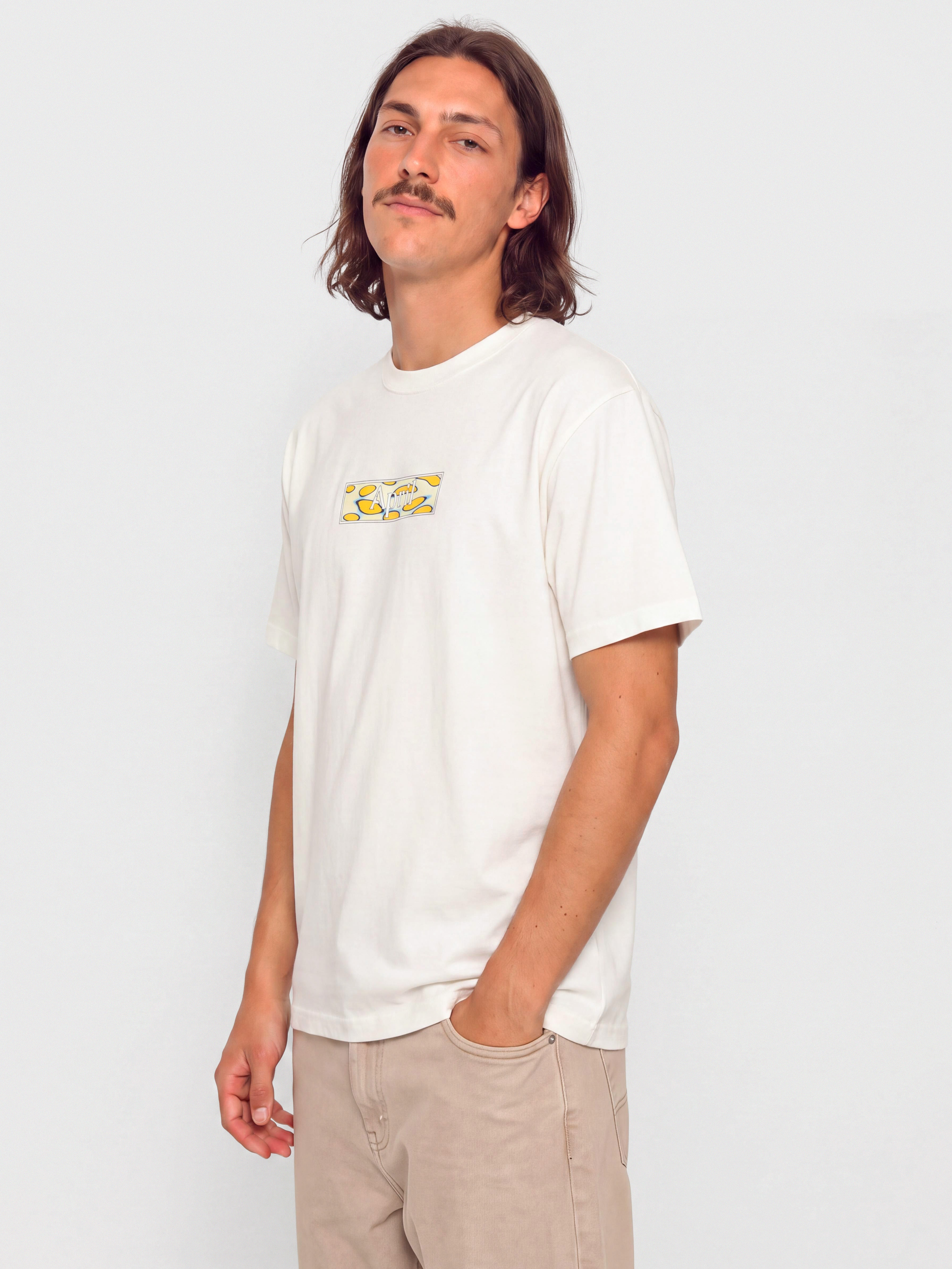 Póló April Skateboards Cells (white)