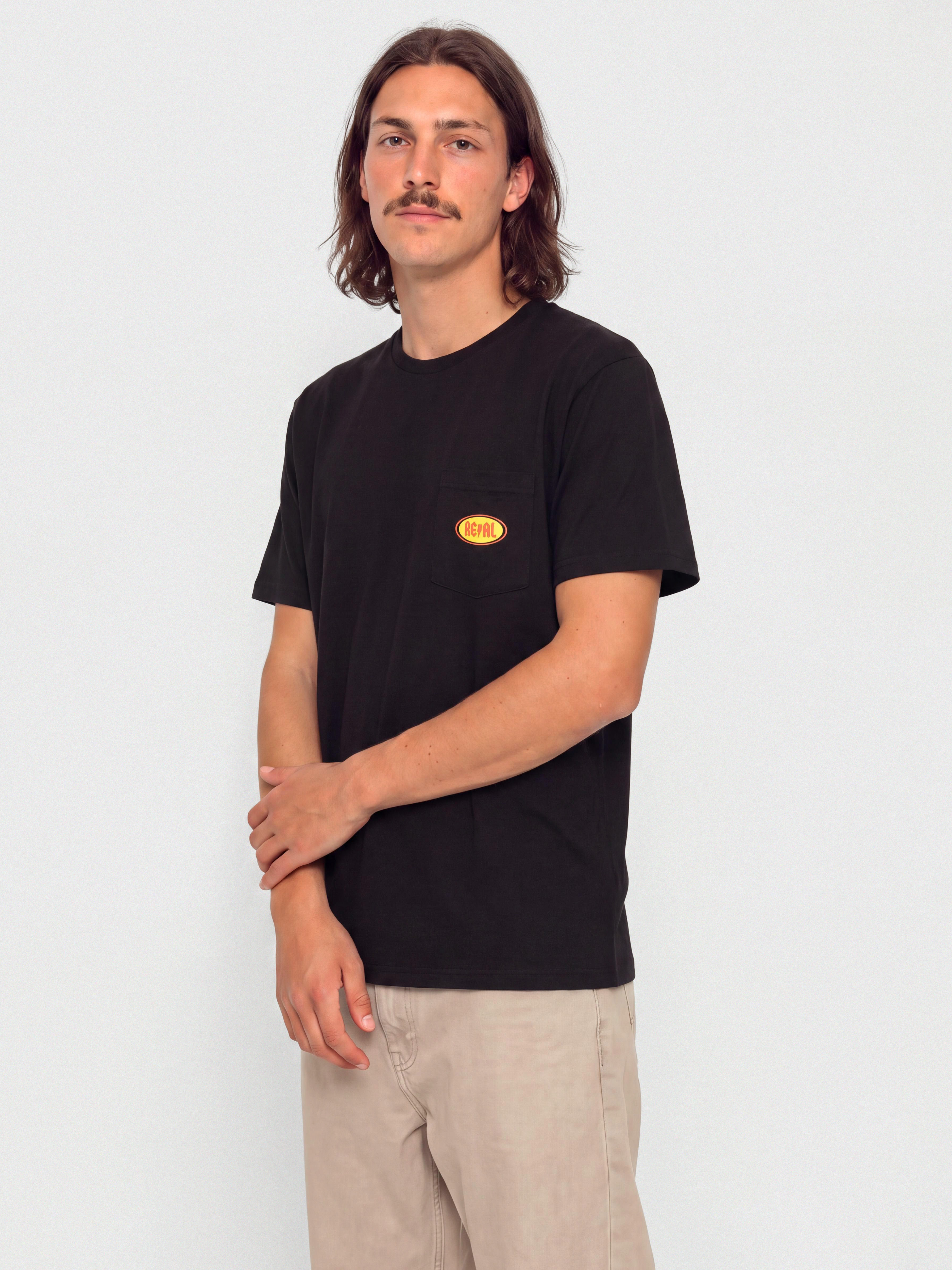 Póló Real Deeds Oval (black)