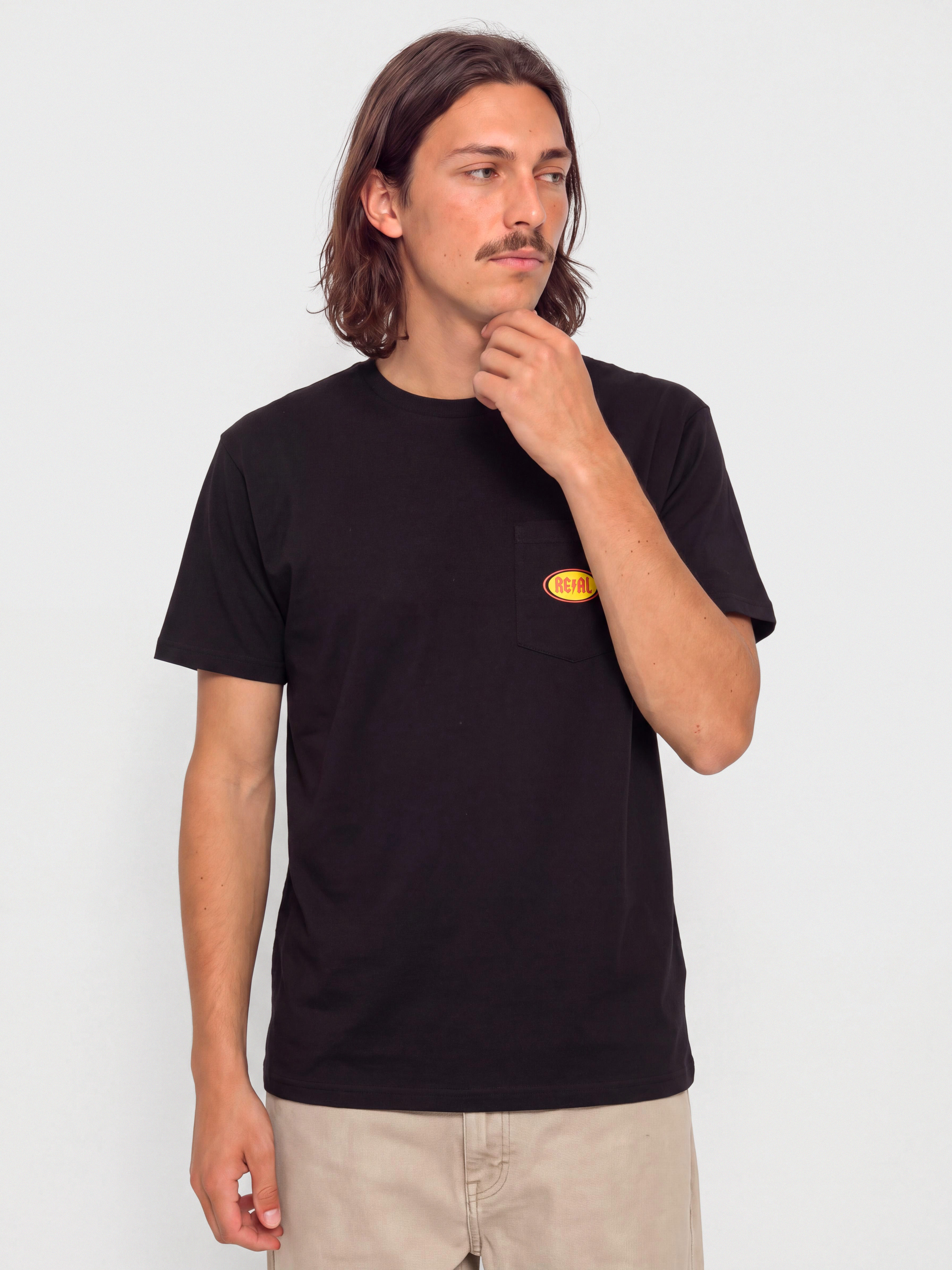Póló Real Deeds Oval (black)