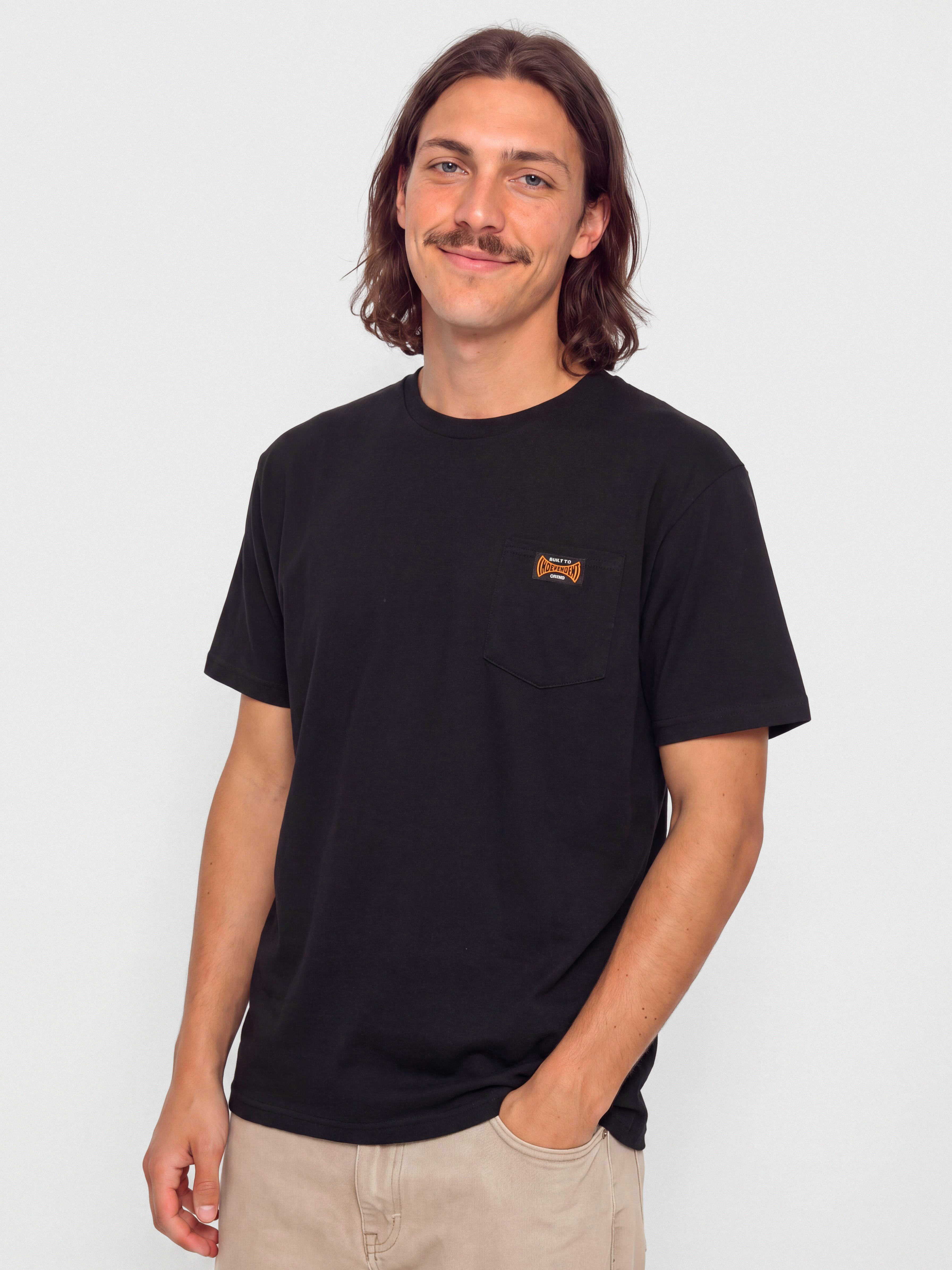 Póló Independent Built To Grind Pocket (black)