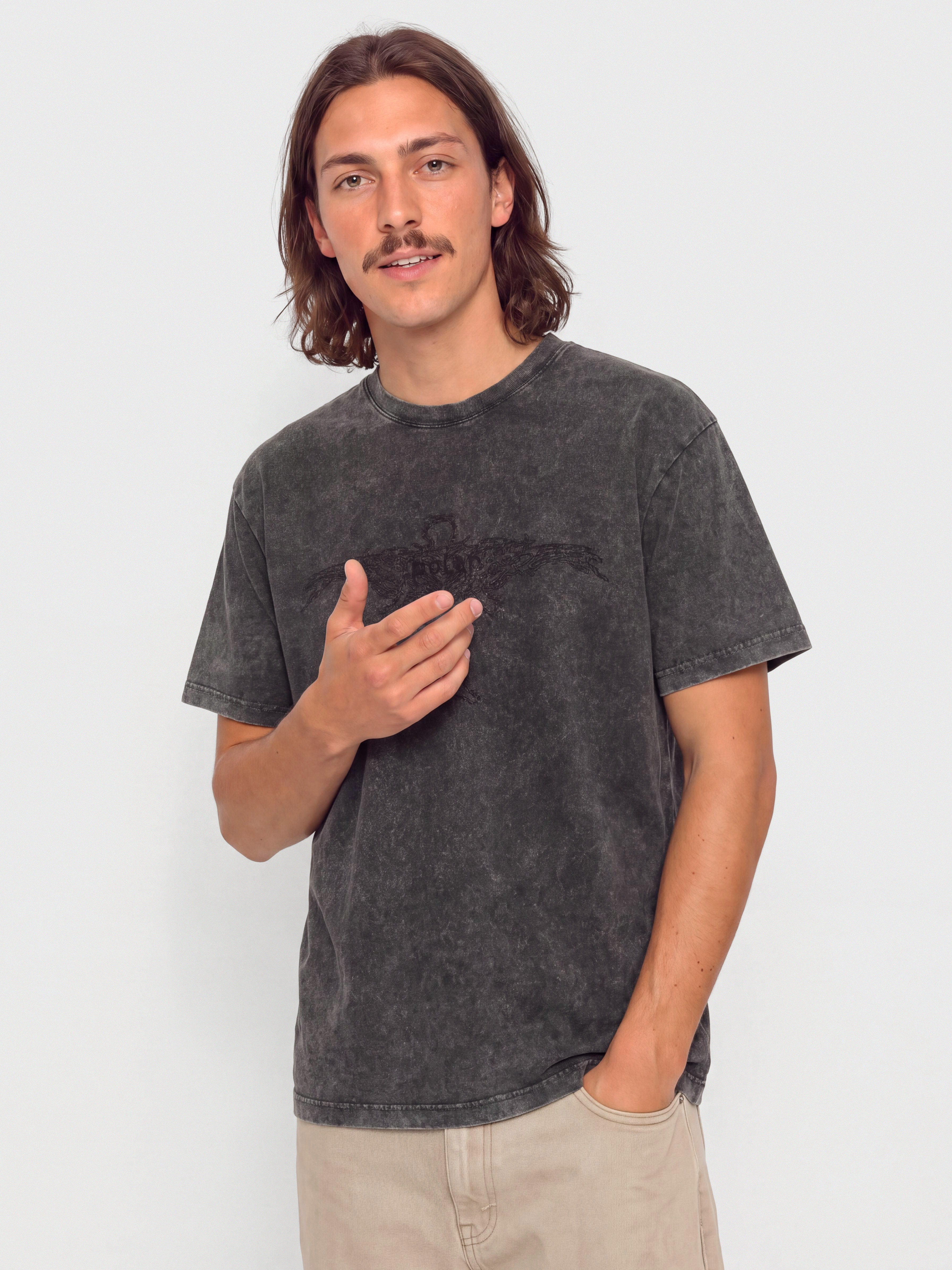 Póló Polar Skate Acid Soul (black)