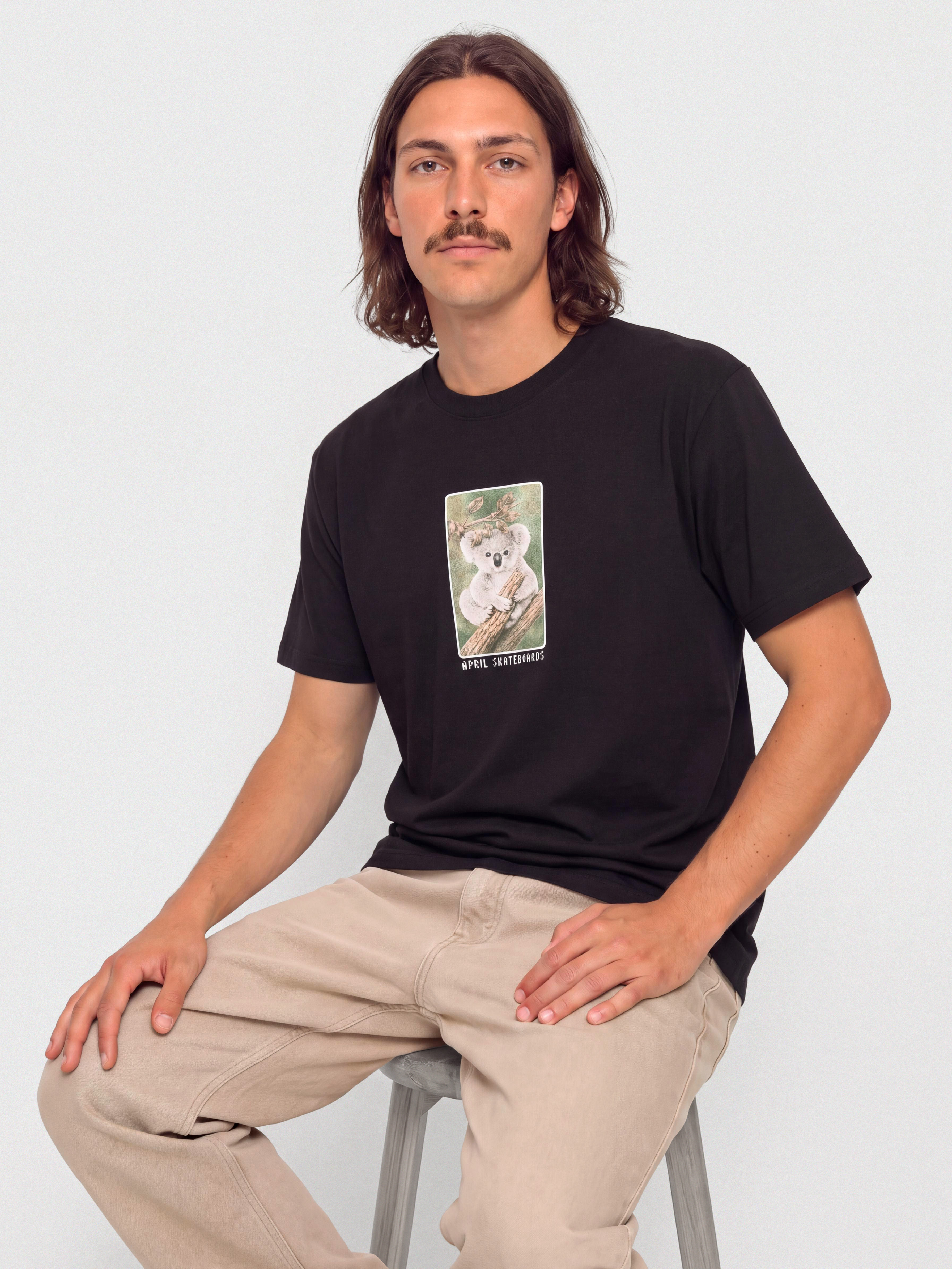 April Skateboards Marsupial Póló (black)