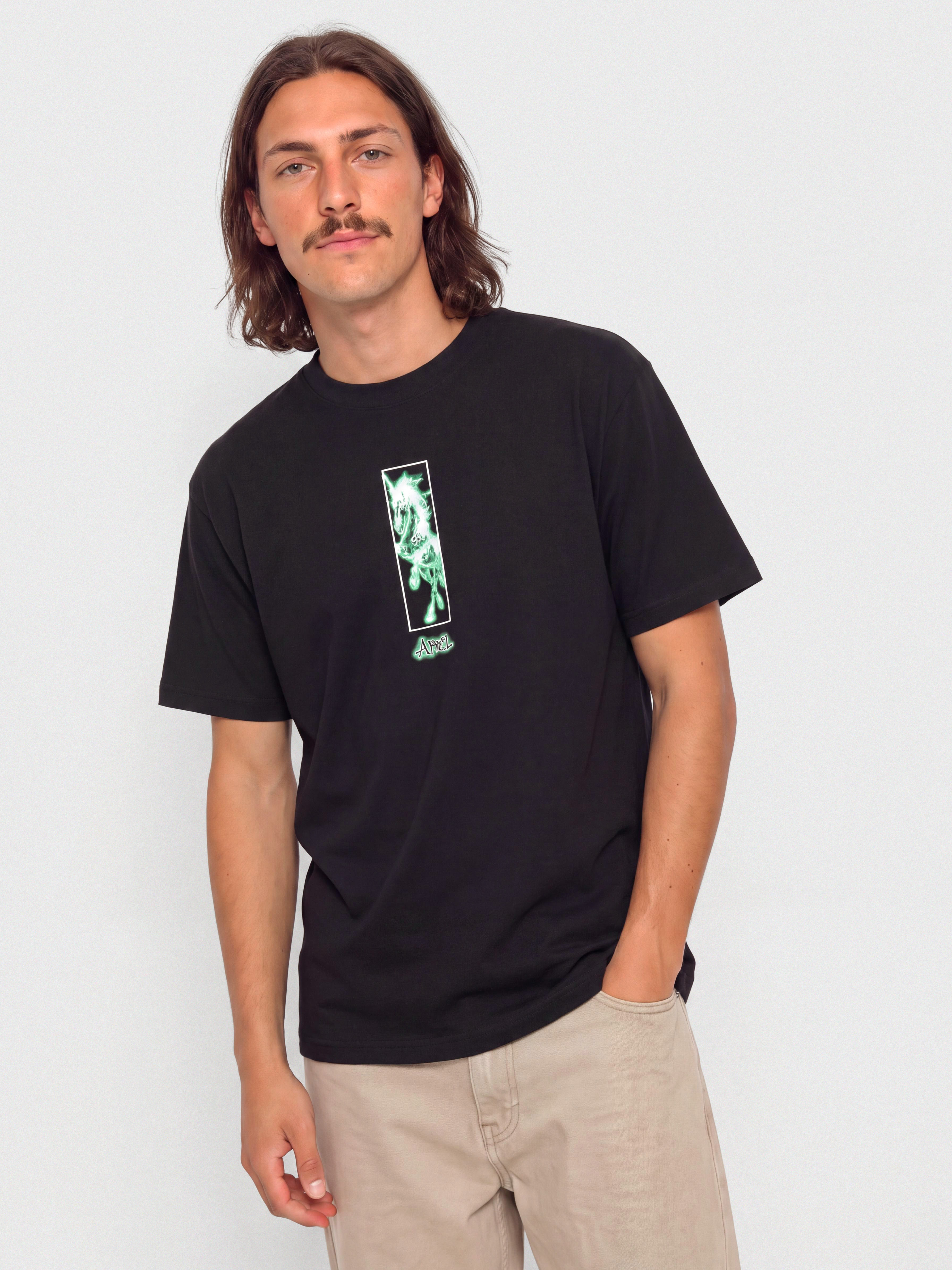 April Skateboards Uni Póló (black)